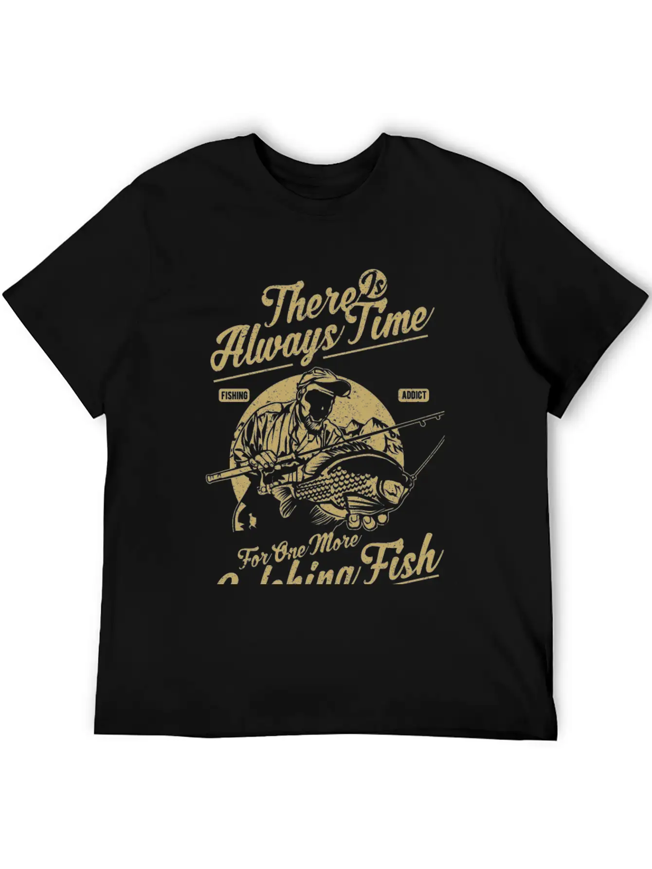 Fishing Catching Fish Stylish Everyday T-Shirt – Unisex Basic Cotton Tee