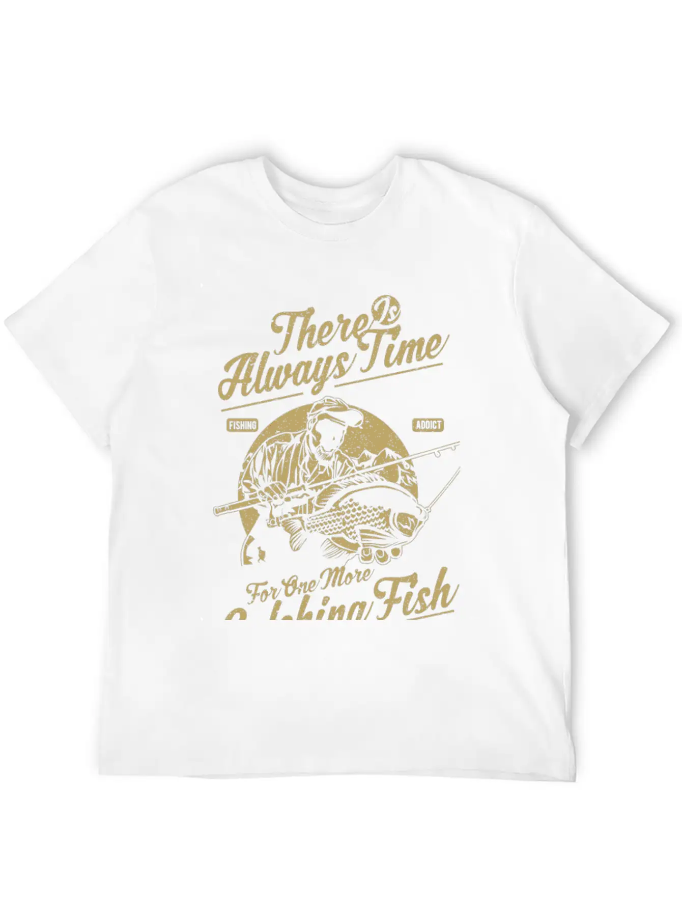 Fishing Catching Fish Stylish Everyday T-Shirt – Unisex Basic Cotton Tee
