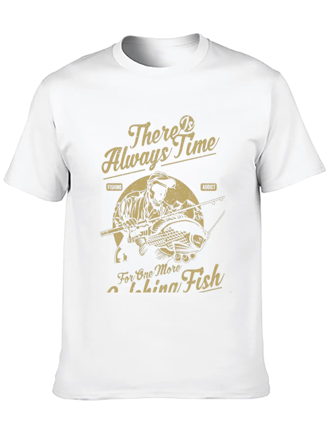 Fishing Catching Fish Stylish Everyday T-Shirt – Unisex Basic Cotton Tee