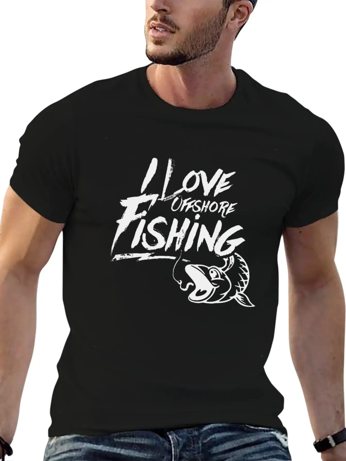 Fishing Fish Hook Fisher Fisherman Rod Unisex Casual T-Shirt – Clean Design For Daily Comfort