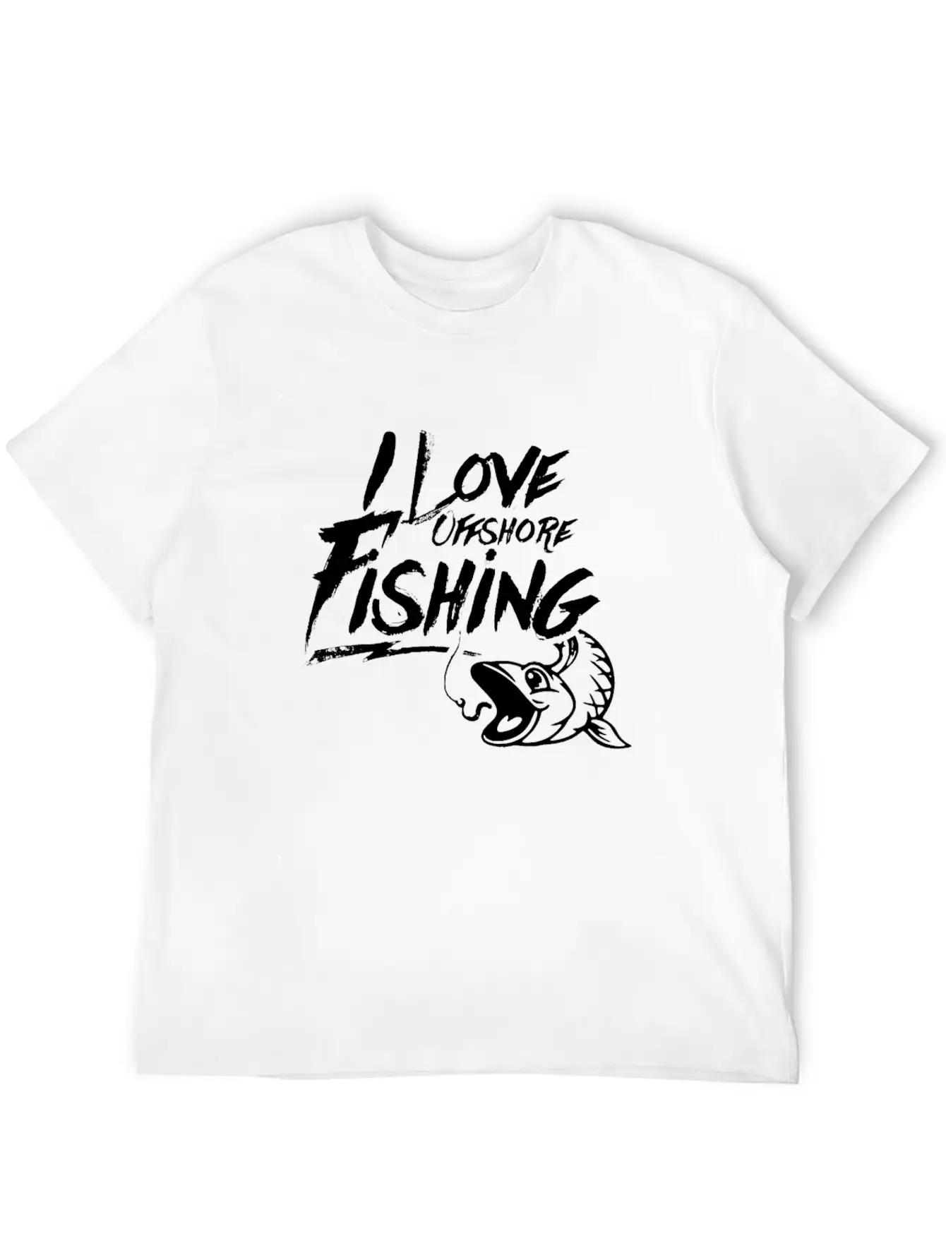 Fishing Fish Hook Fisher Fisherman Rod Unisex Casual T-Shirt – Clean Design For Daily Comfort