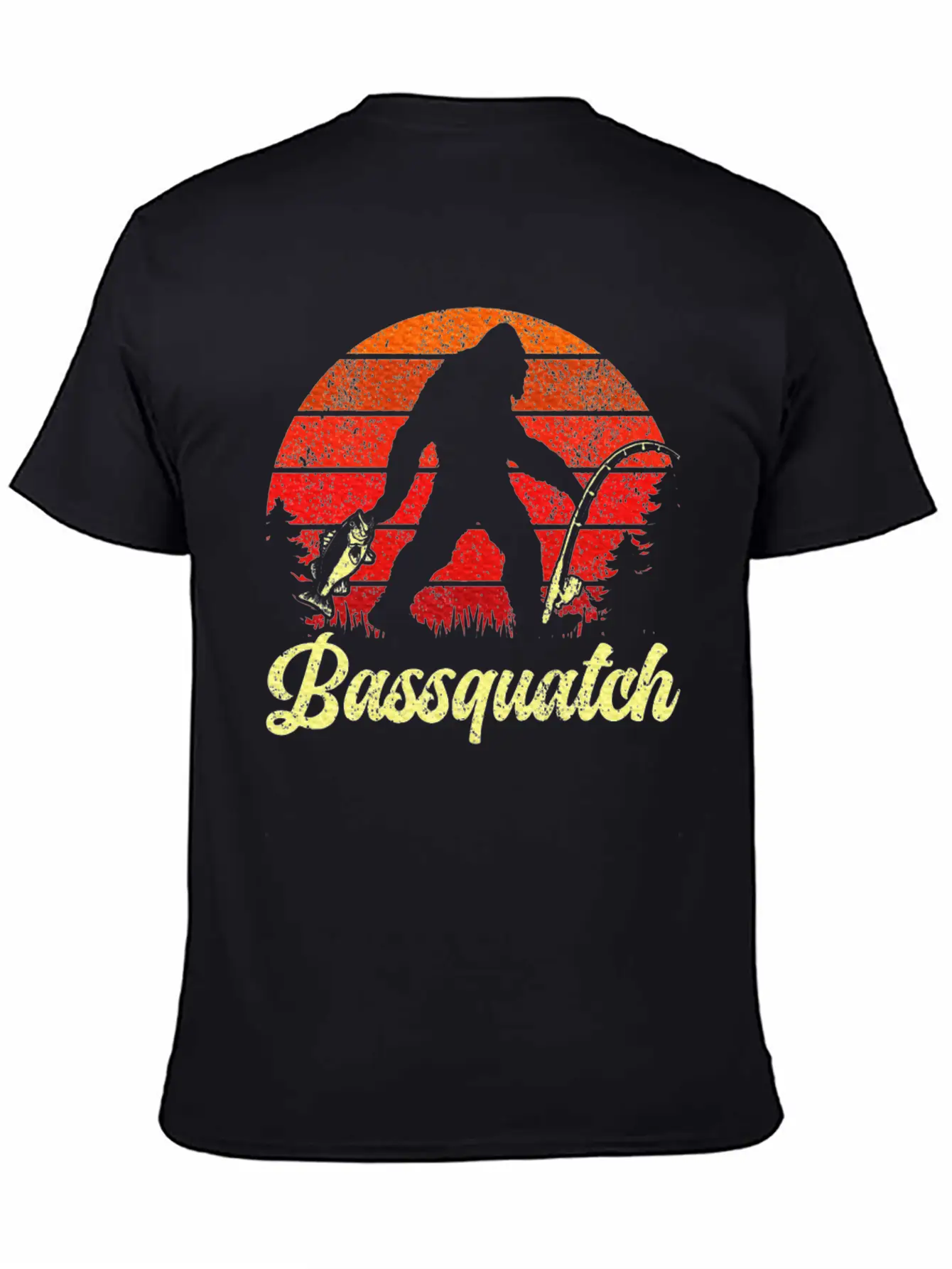 Fishing For Men Bass Fish Fisherman Basic Graphic T-Shirt – Daily Comfort In Soft Cotton