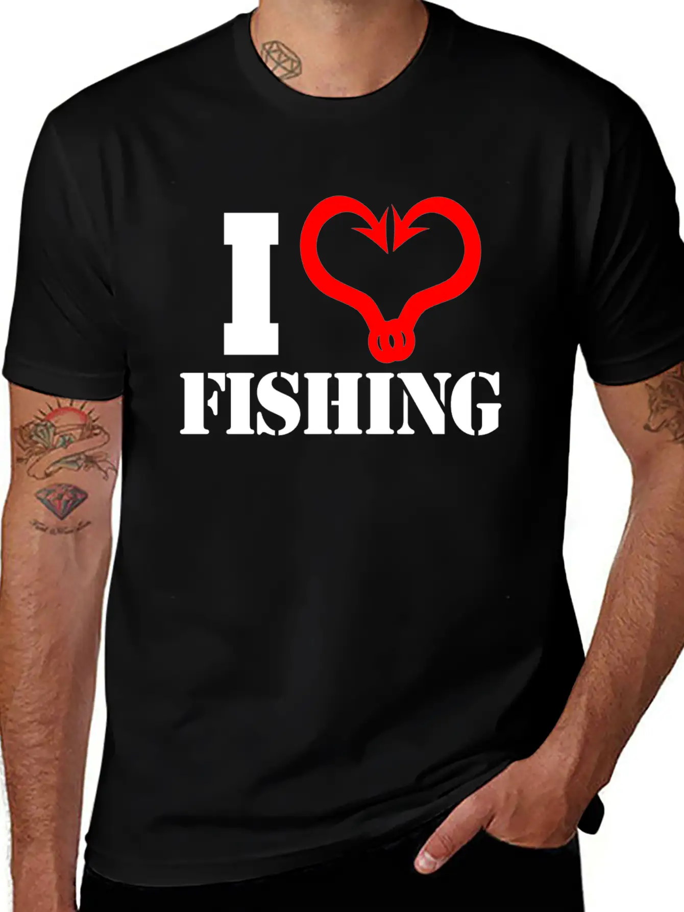 Fishing Gift Fish Unisex Short Sleeve Soft Cotton T-Shirt – Casual Everyday Wear