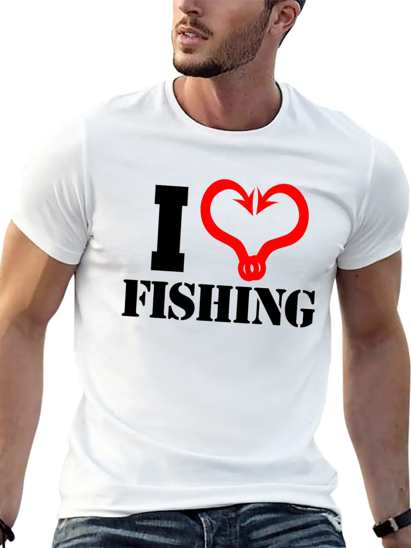 Fishing Gift Fish Unisex Short Sleeve Soft Cotton T-Shirt – Casual Everyday Wear
