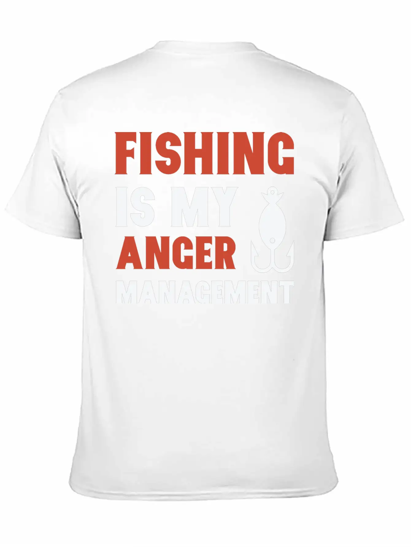 Fishing Is My Anger Management Essential Unisex Summer Tee – Soft Cotton Casual Fit