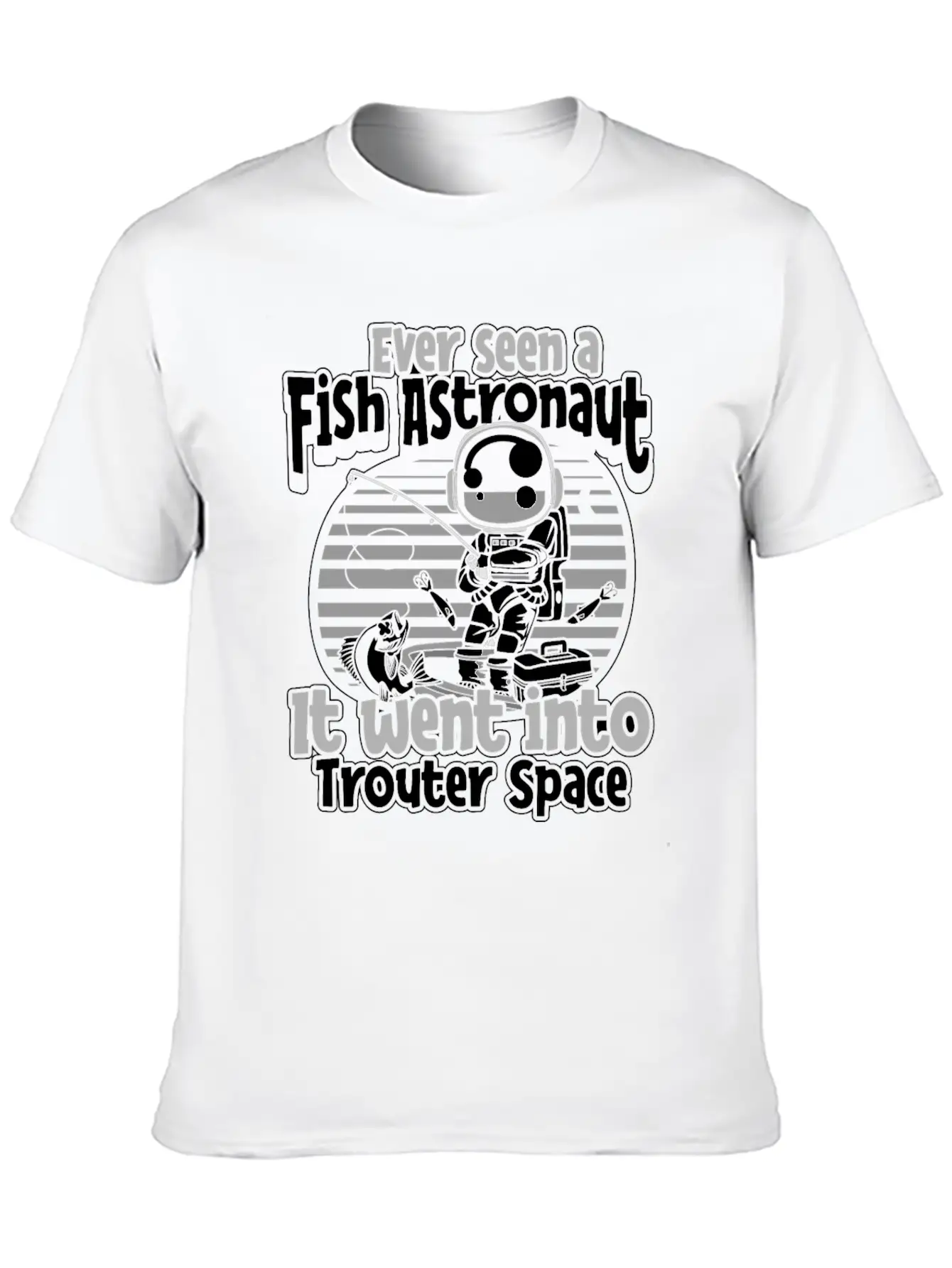 Fishing Rod Fish Fisherman Stylish Everyday T-Shirt – Unisex Basic Cotton Tee