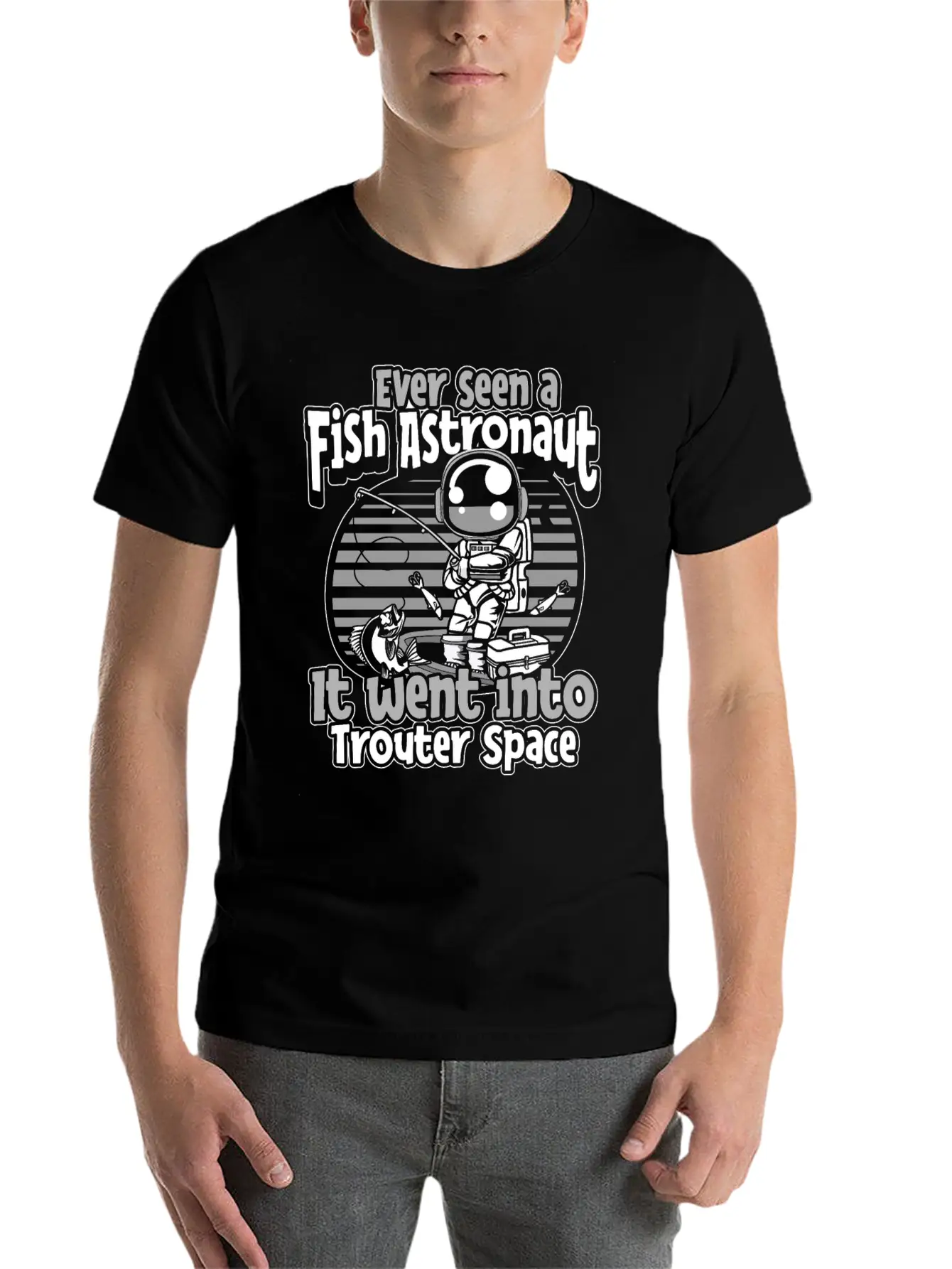 Fishing Rod Fish Fisherman Stylish Everyday T-Shirt – Unisex Basic Cotton Tee