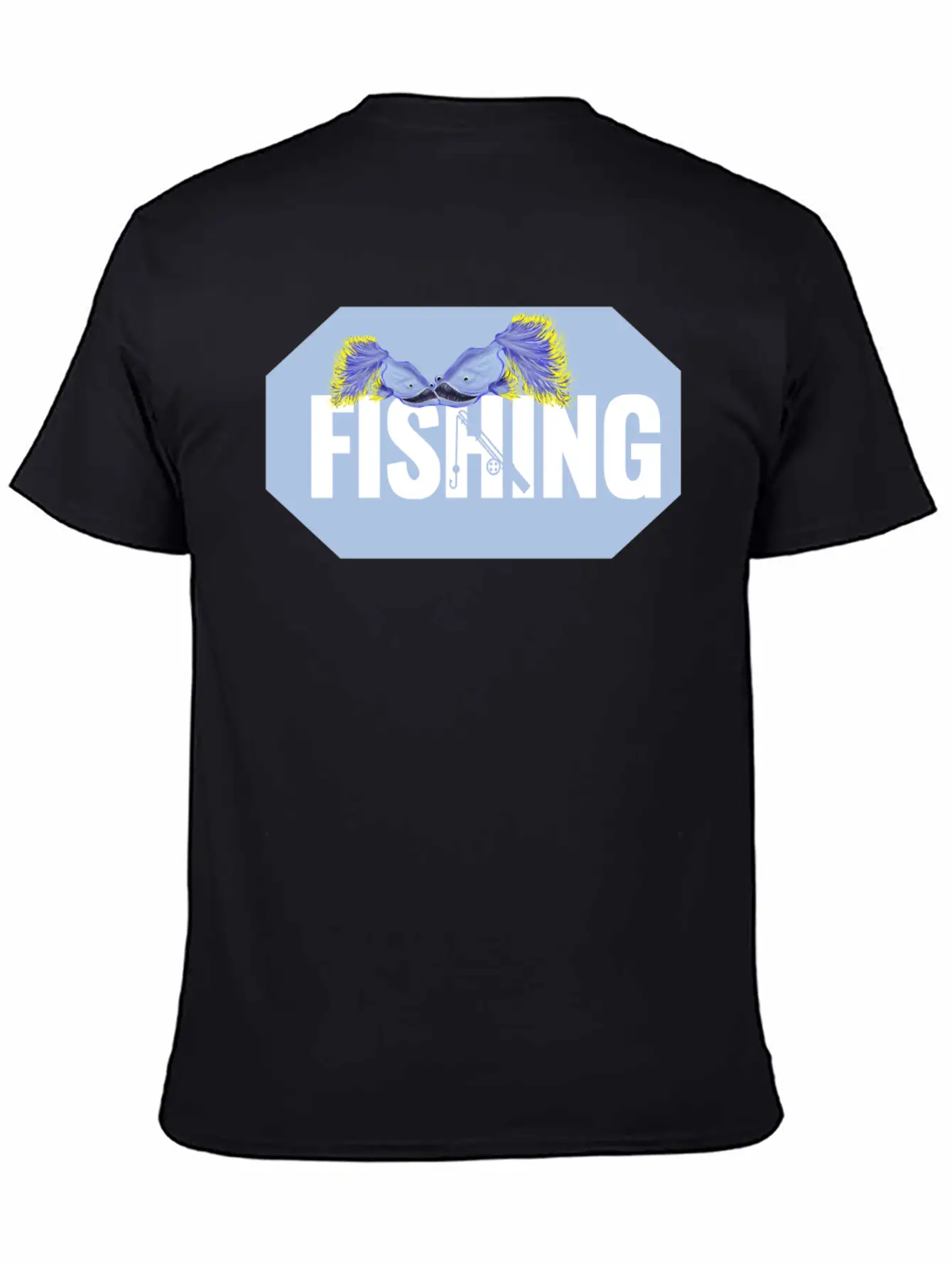 Fishing Thick Lettering Stylish Everyday T-Shirt – Unisex Basic Cotton Tee