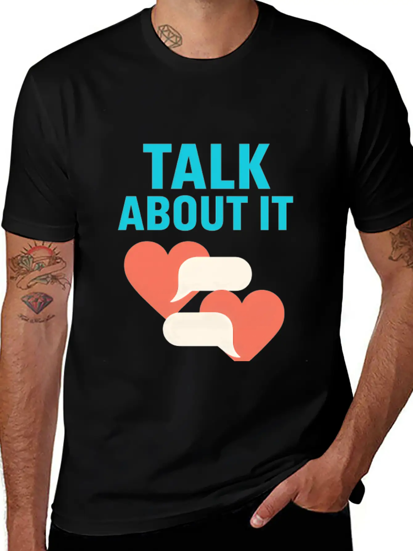 Fitness And Mental Health Comfortable Minimalist Graphic Tee – Summer Style Essential
