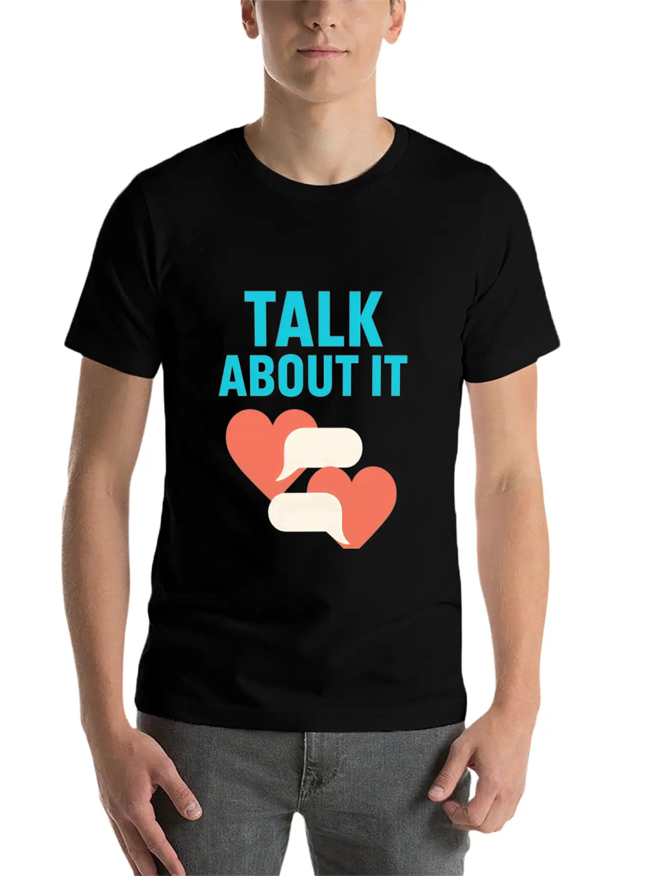 Fitness And Mental Health Comfortable Minimalist Graphic Tee – Summer Style Essential