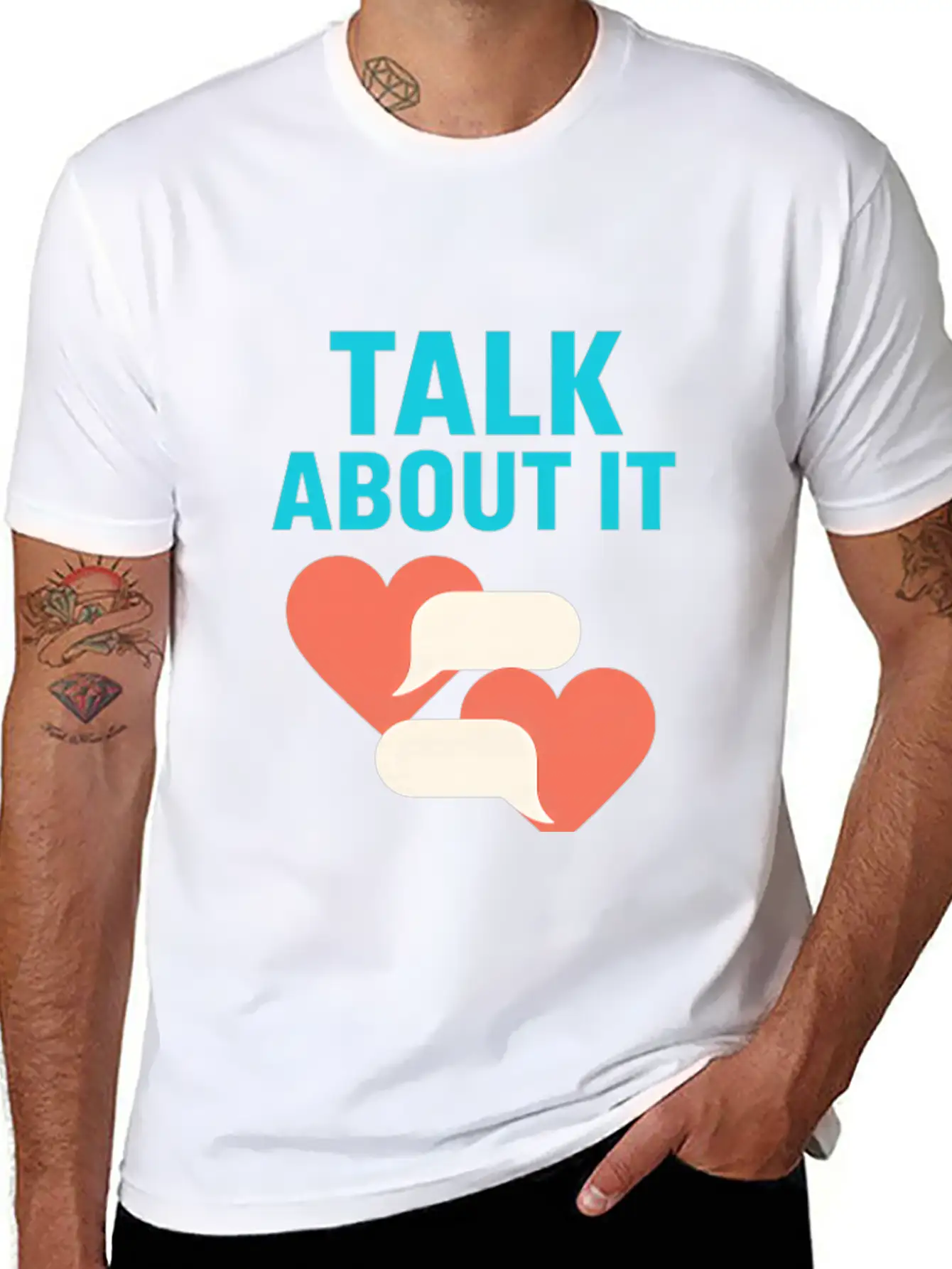 Fitness And Mental Health Comfortable Minimalist Graphic Tee – Summer Style Essential