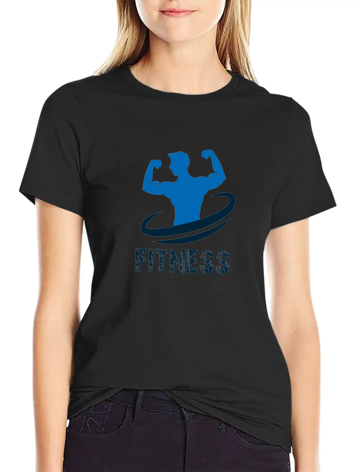 Fitness Design Basic Graphic T-Shirt – Daily Comfort In Soft Cotton