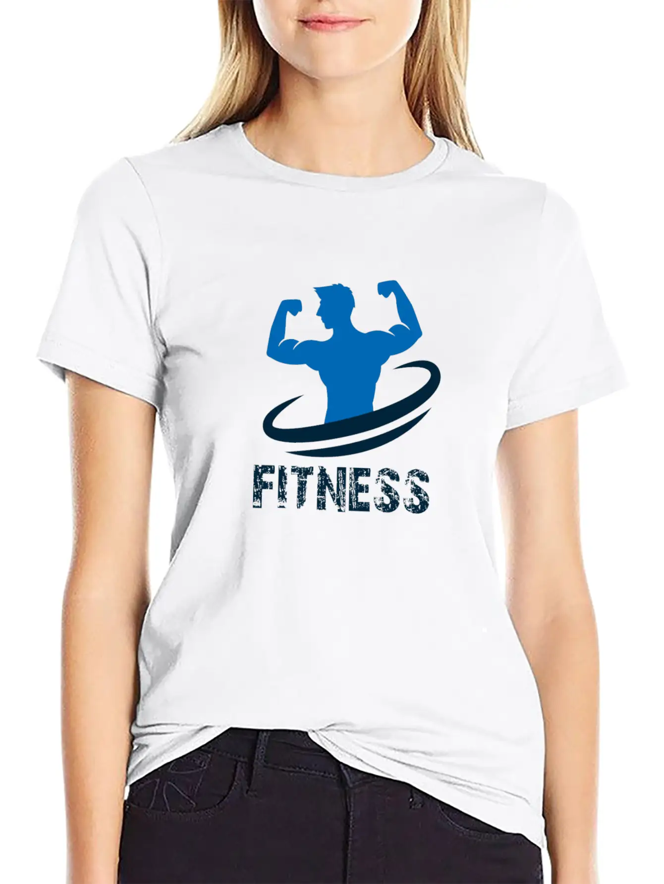 Fitness Design Basic Graphic T-Shirt – Daily Comfort In Soft Cotton