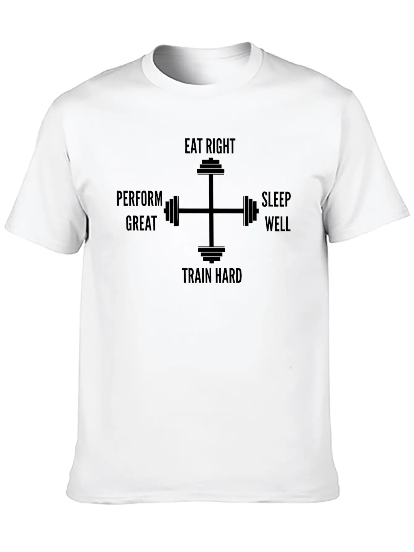 Fitness - Fitness Compass Unisex Short Sleeve Soft Cotton T-Shirt – Casual Everyday Wear