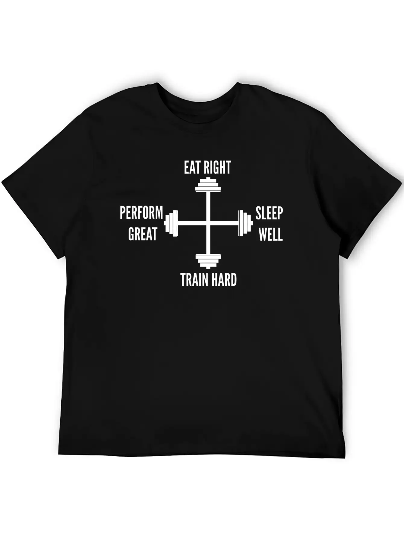 Fitness - Fitness Compass Unisex Short Sleeve Soft Cotton T-Shirt – Casual Everyday Wear