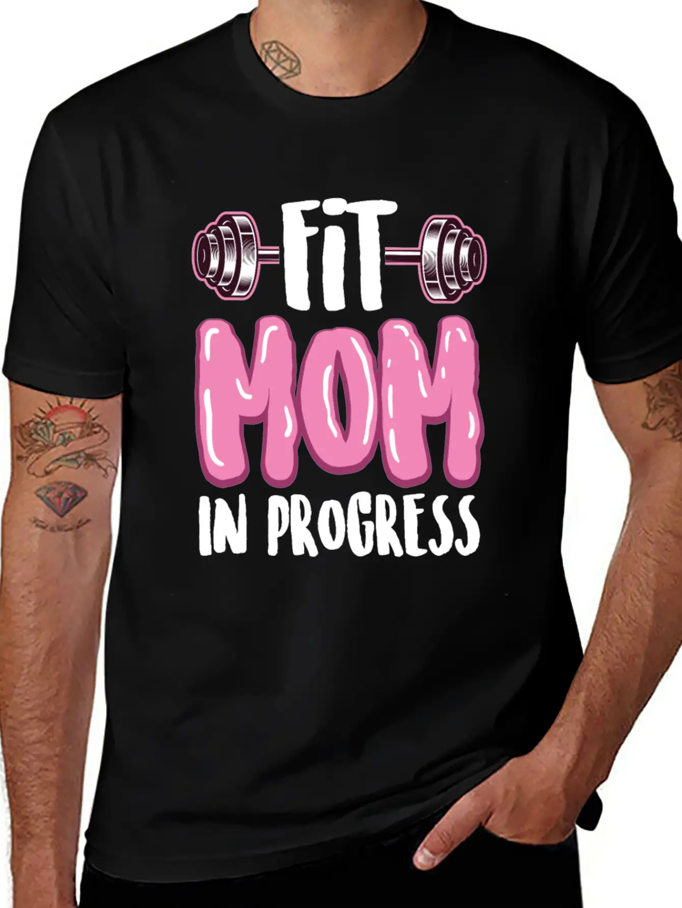 Fitness Mom In Progress Comfortable Minimalist Graphic Tee – Summer Style Essential