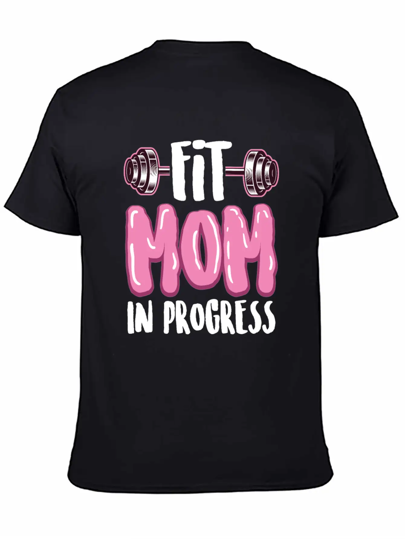 Fitness Mom In Progress Comfortable Minimalist Graphic Tee – Summer Style Essential