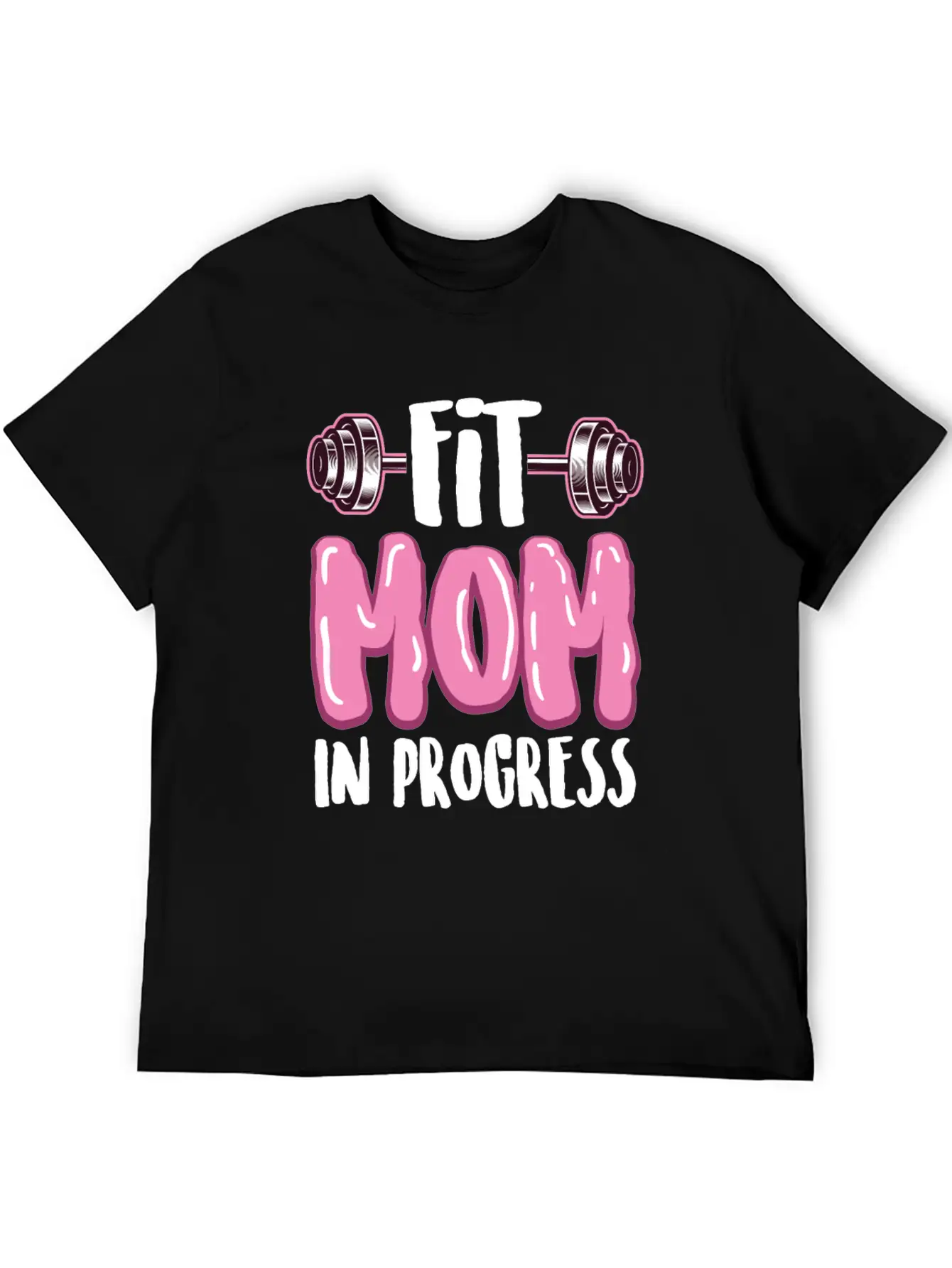 Fitness Mom In Progress Comfortable Minimalist Graphic Tee – Summer Style Essential