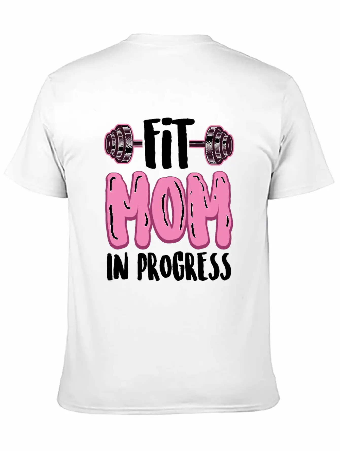 Fitness Mom In Progress Comfortable Minimalist Graphic Tee – Summer Style Essential