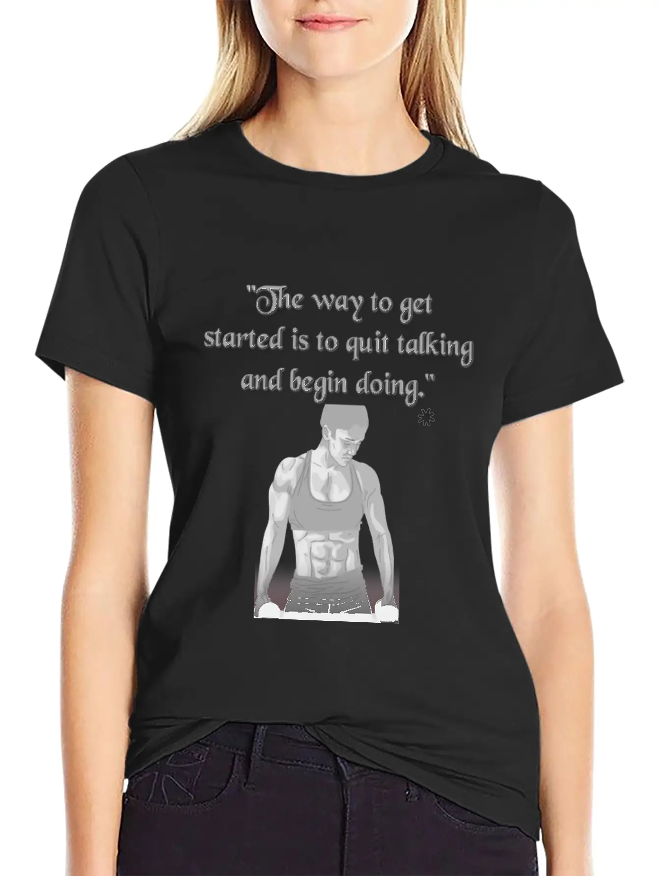 Fitness Queen Stylish Everyday T-Shirt – Unisex Basic Cotton Tee