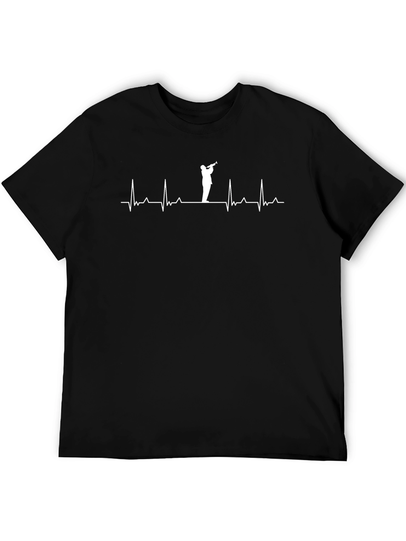 Trumpet Player Heartbeat T-Shirt