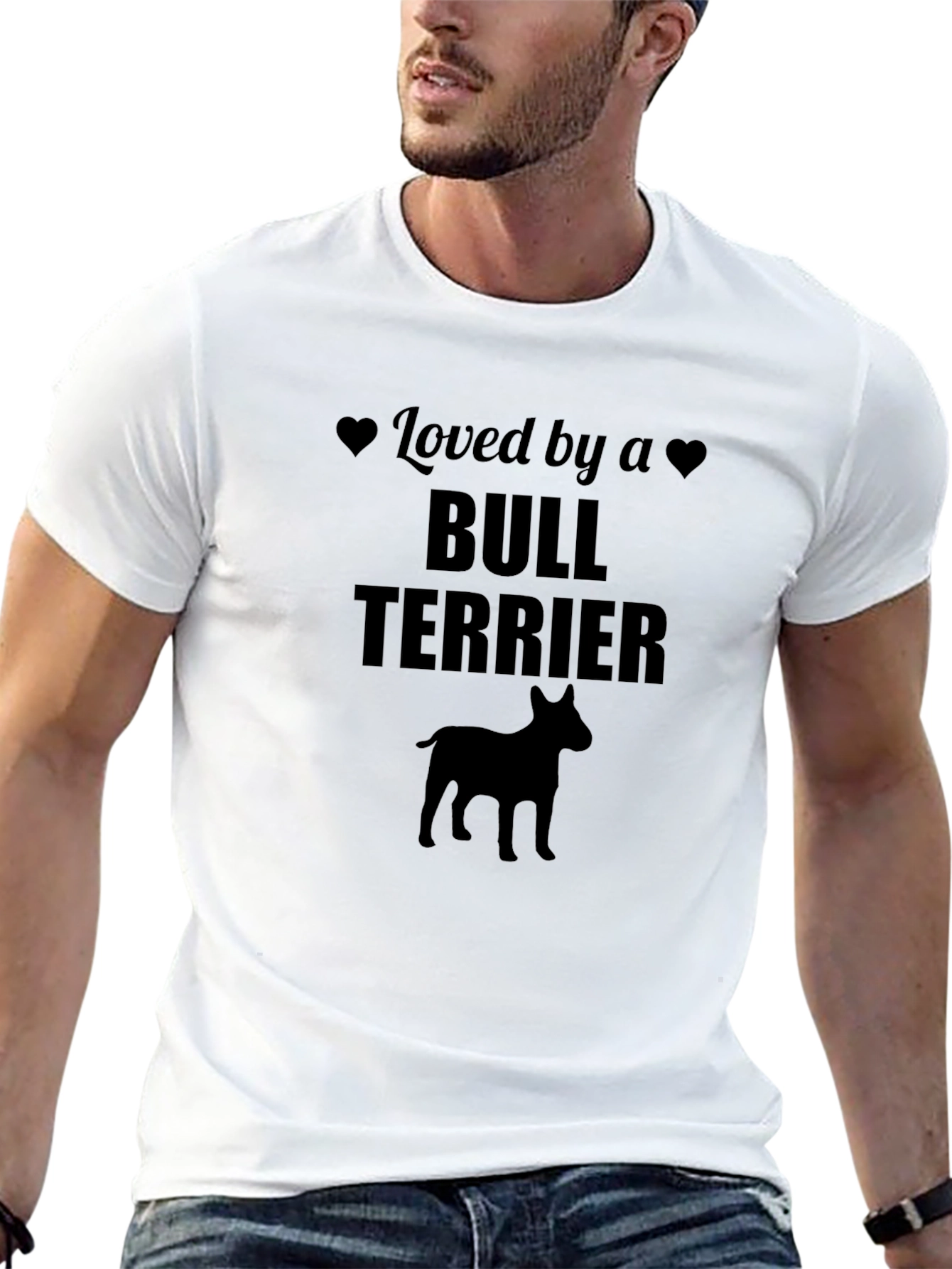 Bull Terrier Lover T-Shirt - Unisex Black Tee
