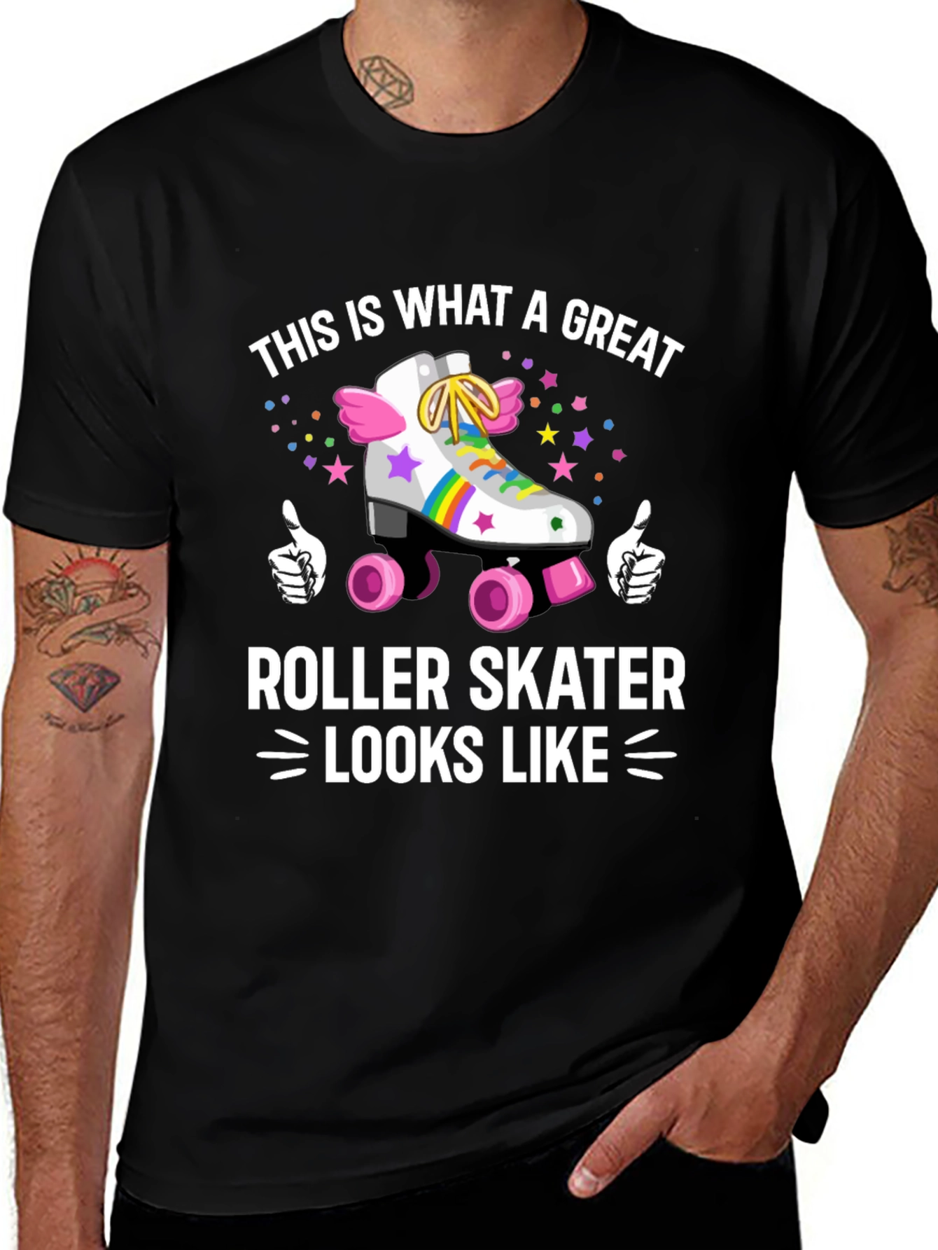 Great Roller Skater T-Shirt - Unique Design