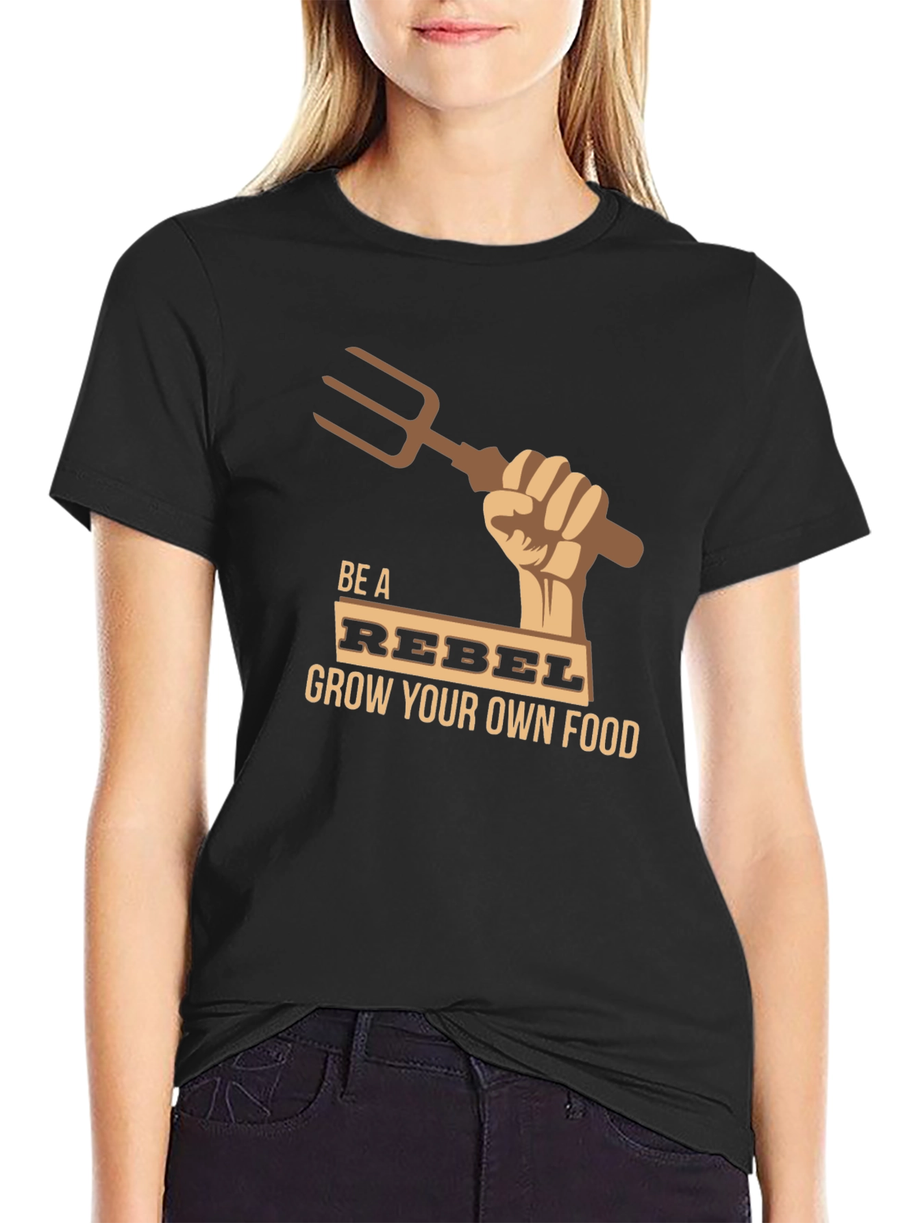Rebel Grow Your Own Food Graphic Tee