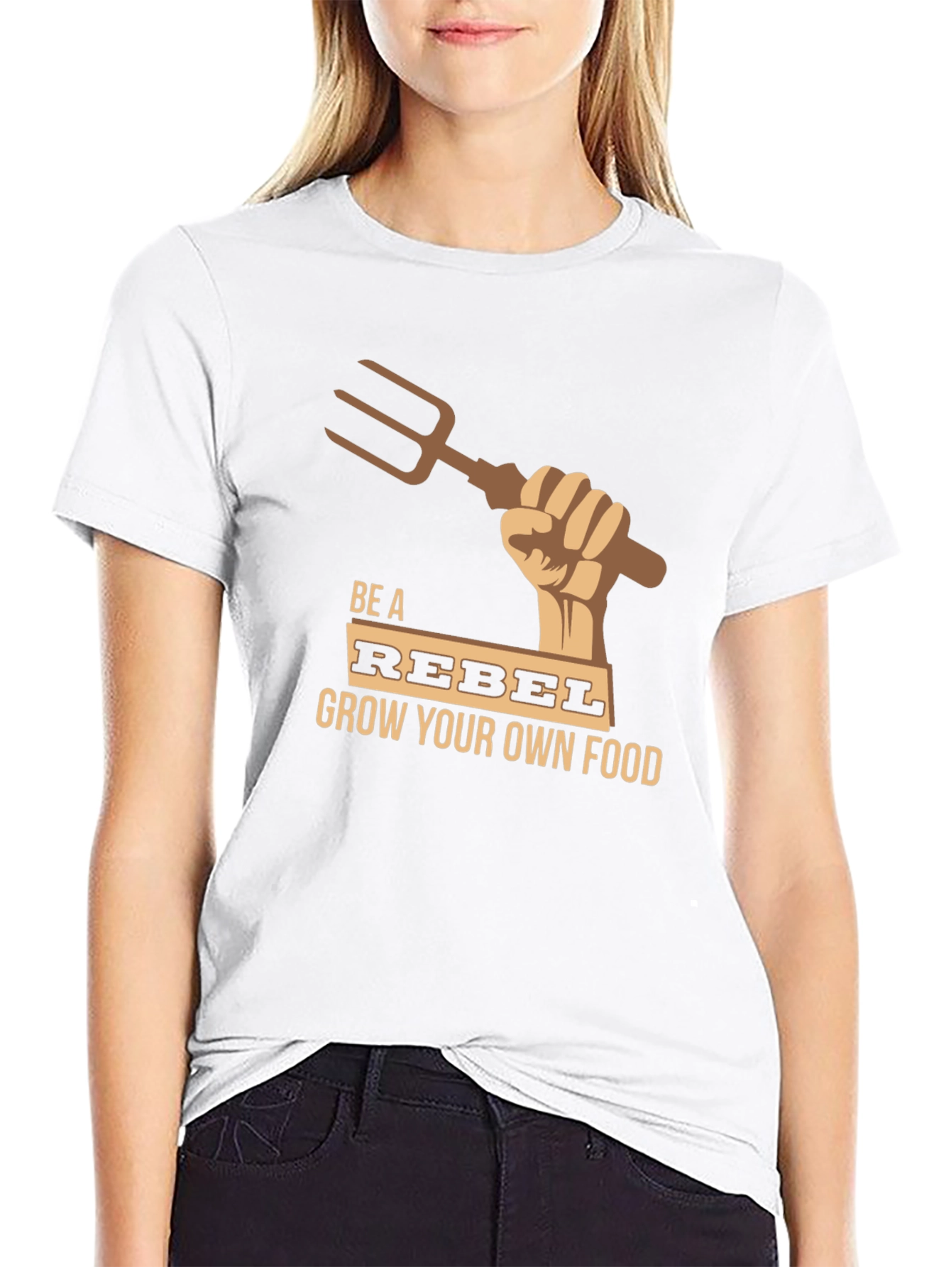 Rebel Grow Your Own Food Graphic Tee