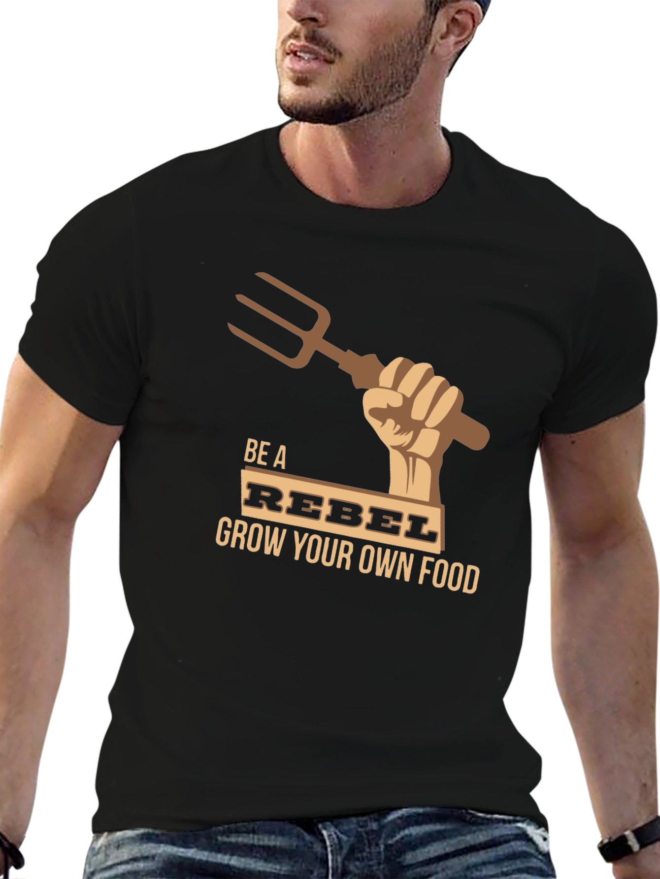 Rebel Grow Your Own Food Graphic Tee