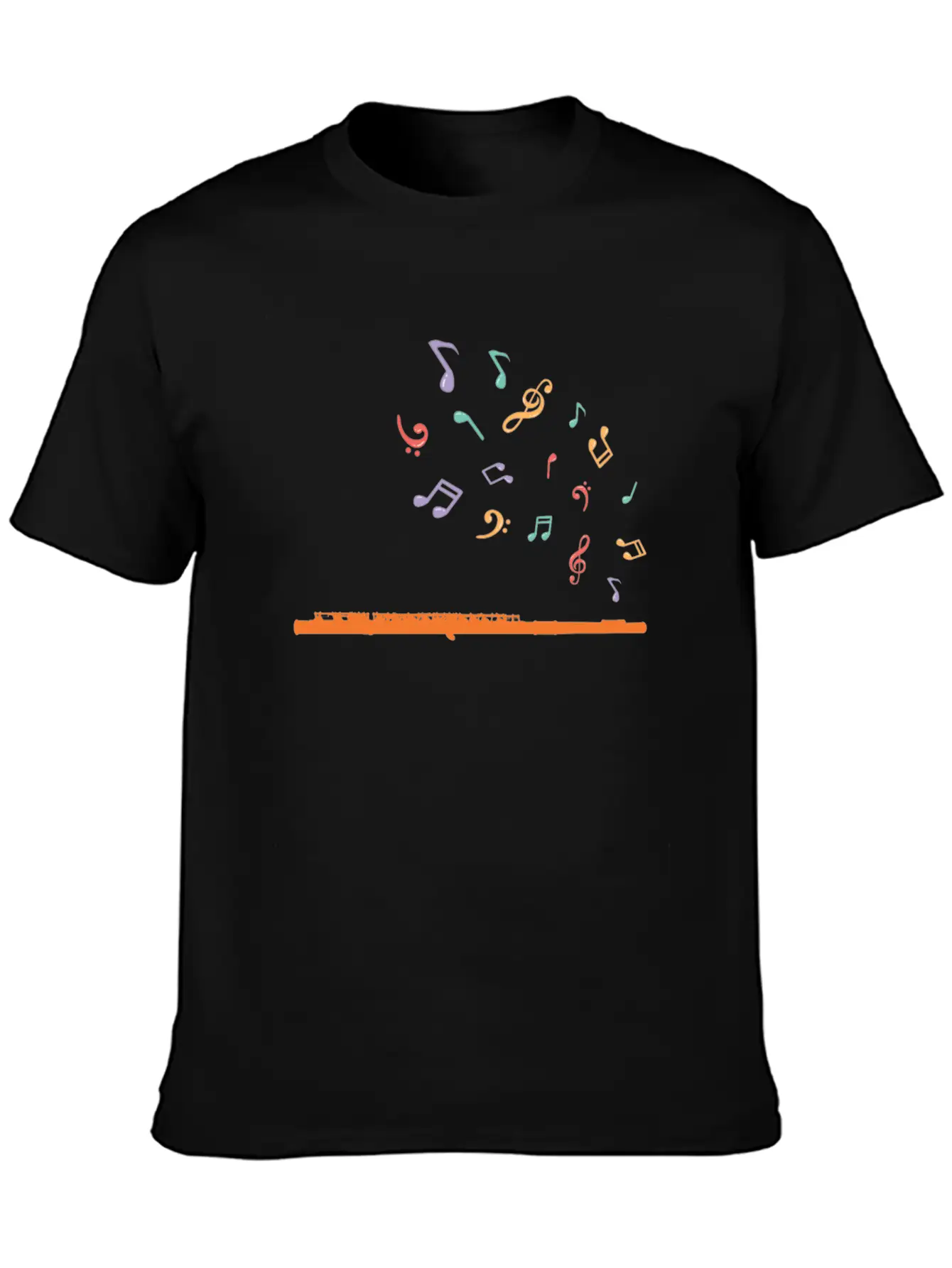 Flöte Classical Music Gift Essential Unisex Summer Tee – Soft Cotton Casual Fit