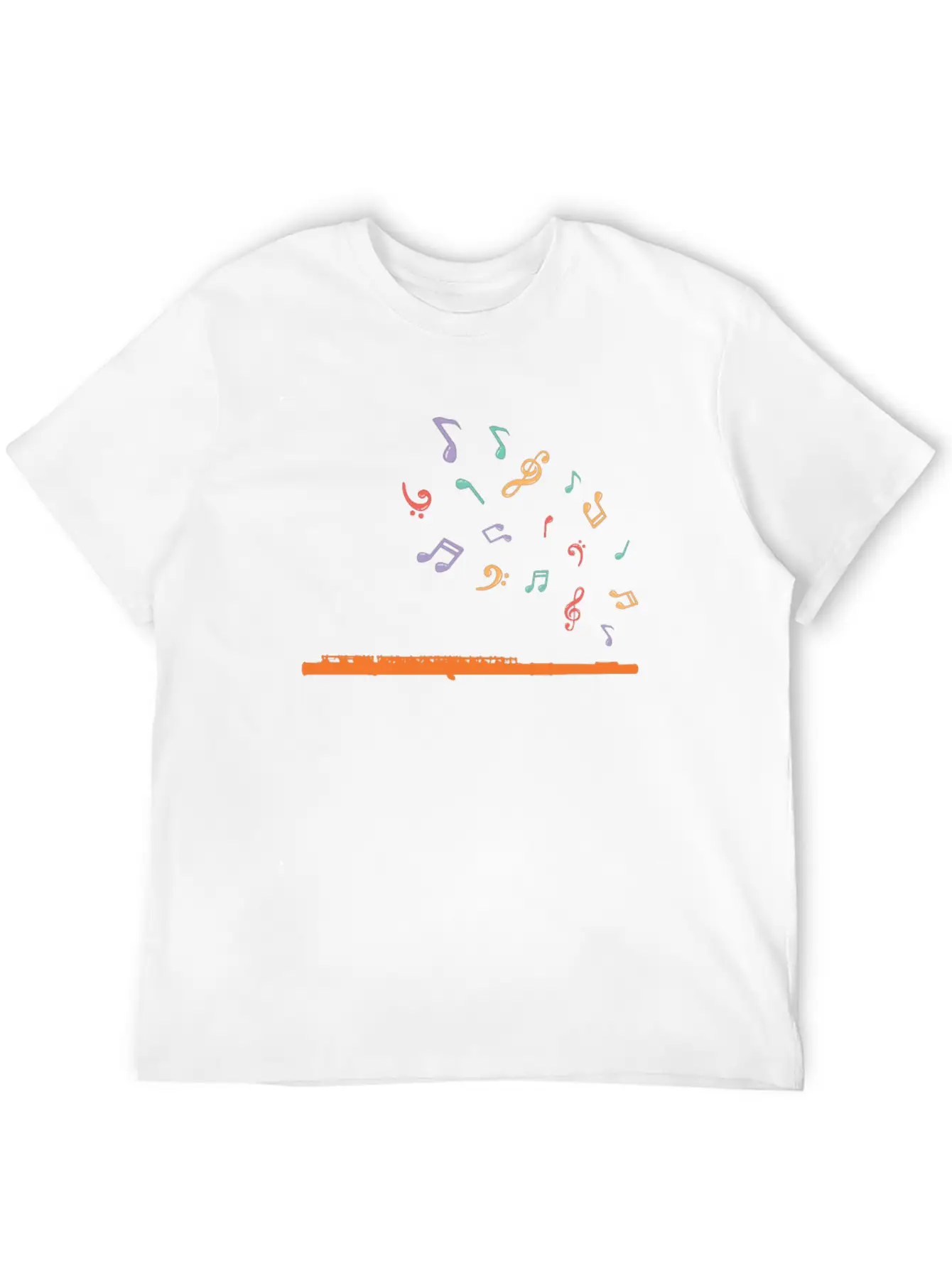 Flöte Classical Music Gift Essential Unisex Summer Tee – Soft Cotton Casual Fit