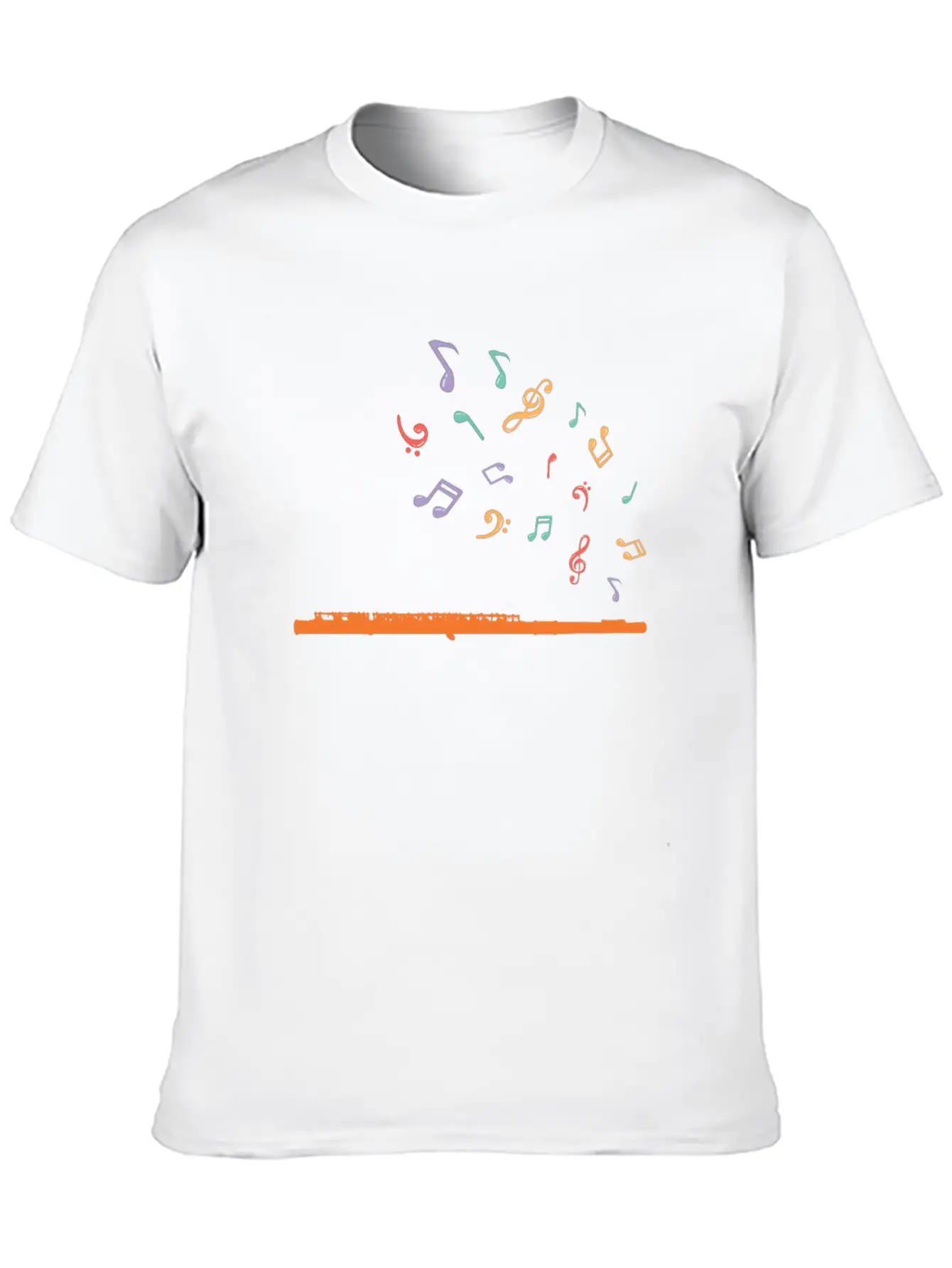 Flöte Classical Music Gift Essential Unisex Summer Tee – Soft Cotton Casual Fit