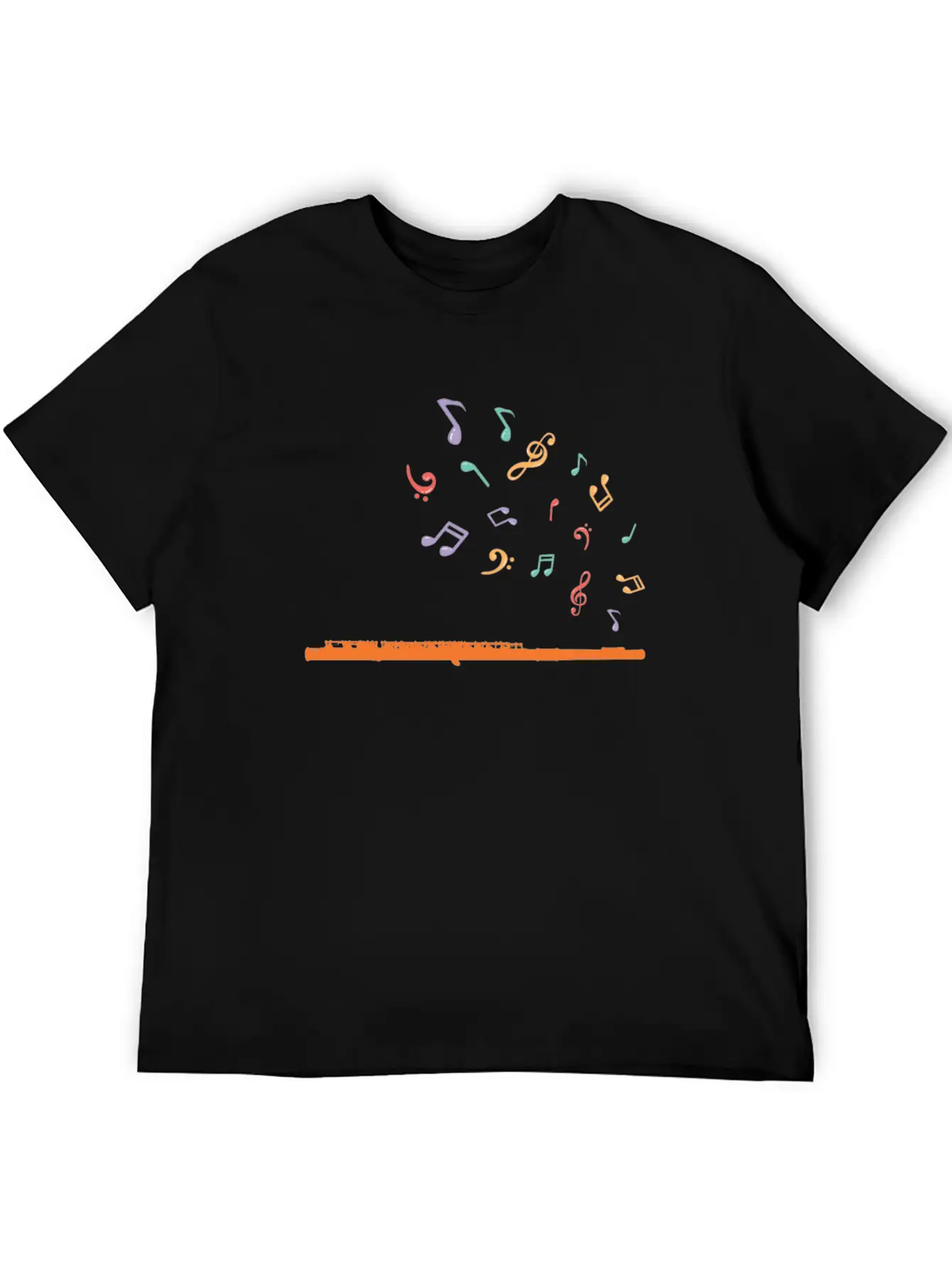 Flöte Classical Music Gift Essential Unisex Summer Tee – Soft Cotton Casual Fit