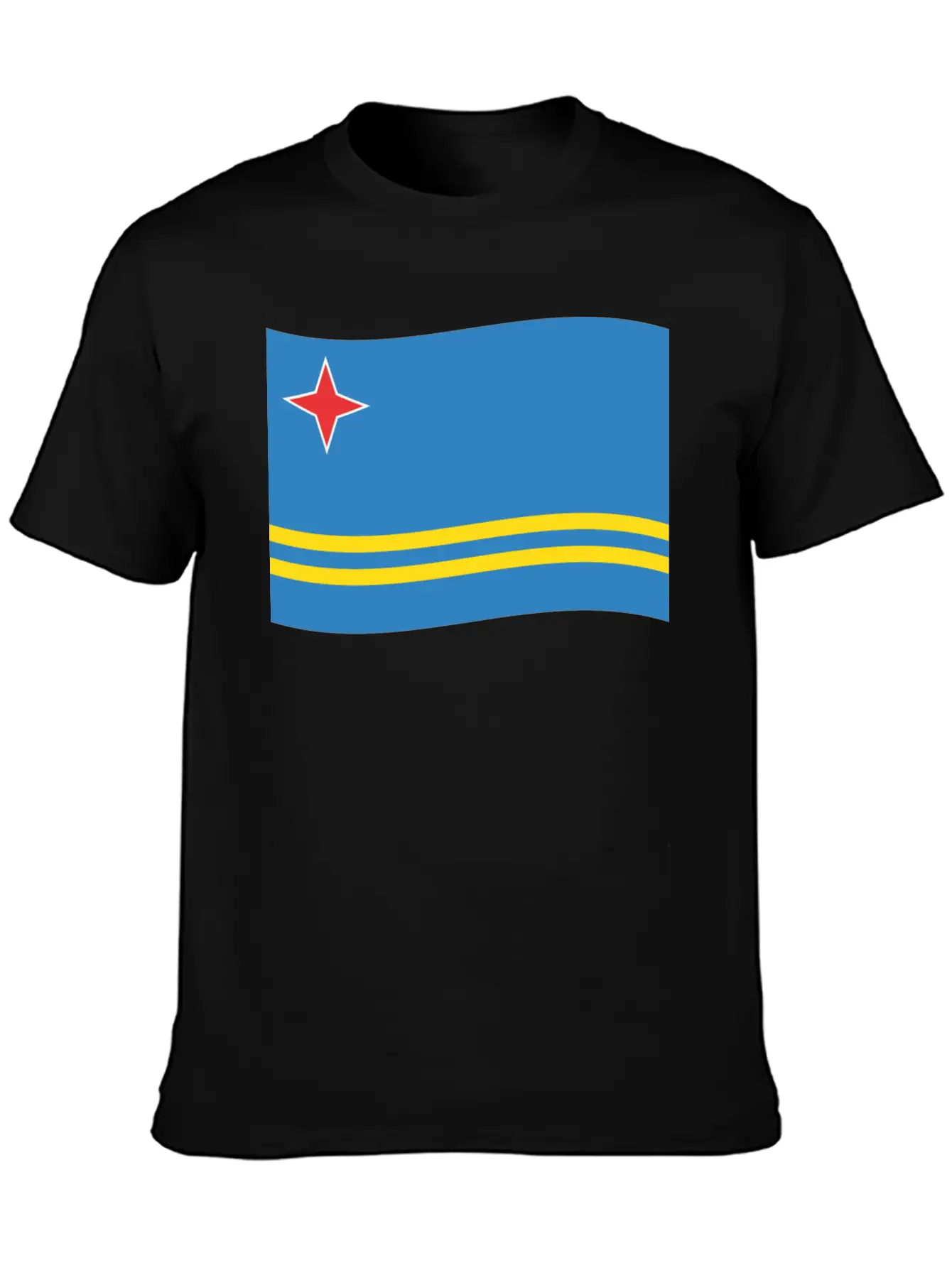 Flag Aruba Basic Graphic T-Shirt – Daily Comfort In Soft Cotton
