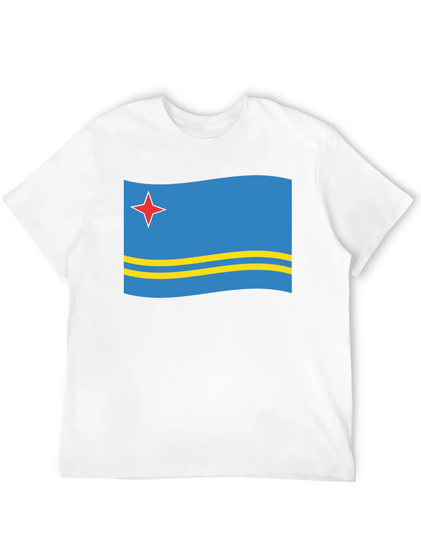 Flag Aruba Basic Graphic T-Shirt – Daily Comfort In Soft Cotton