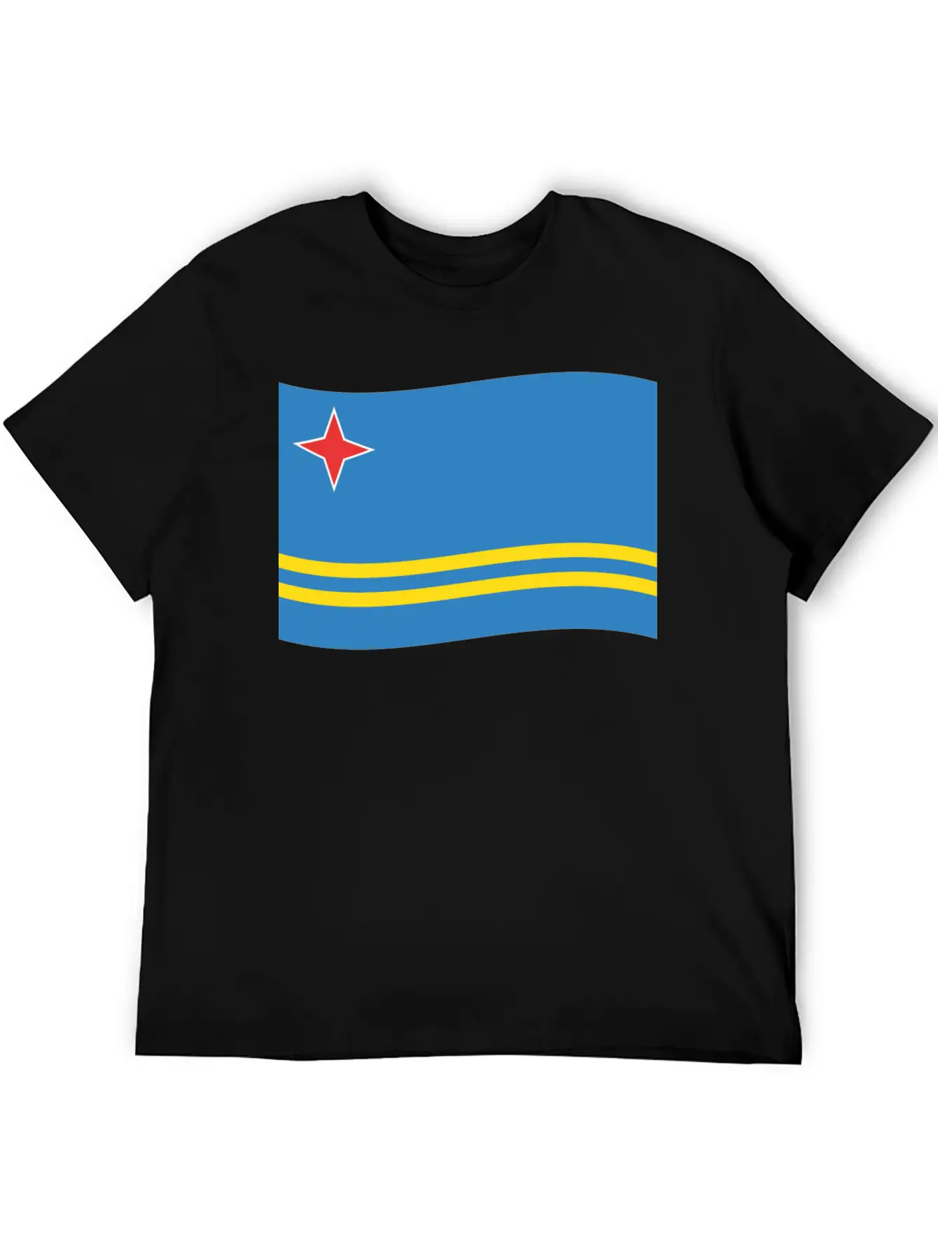 Flag Aruba Basic Graphic T-Shirt – Daily Comfort In Soft Cotton