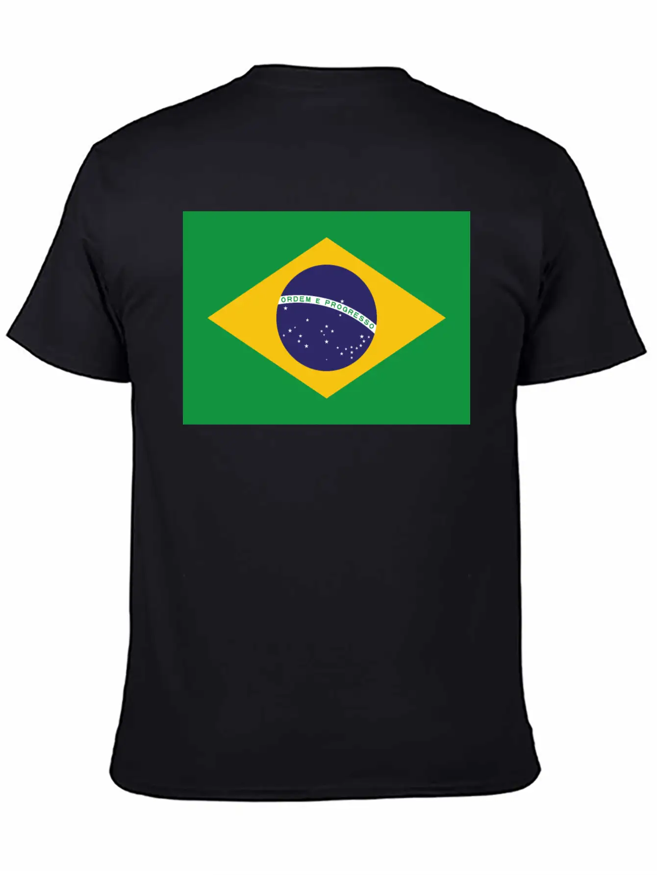 Flag Brazil Stylish Everyday T-Shirt – Unisex Basic Cotton Tee