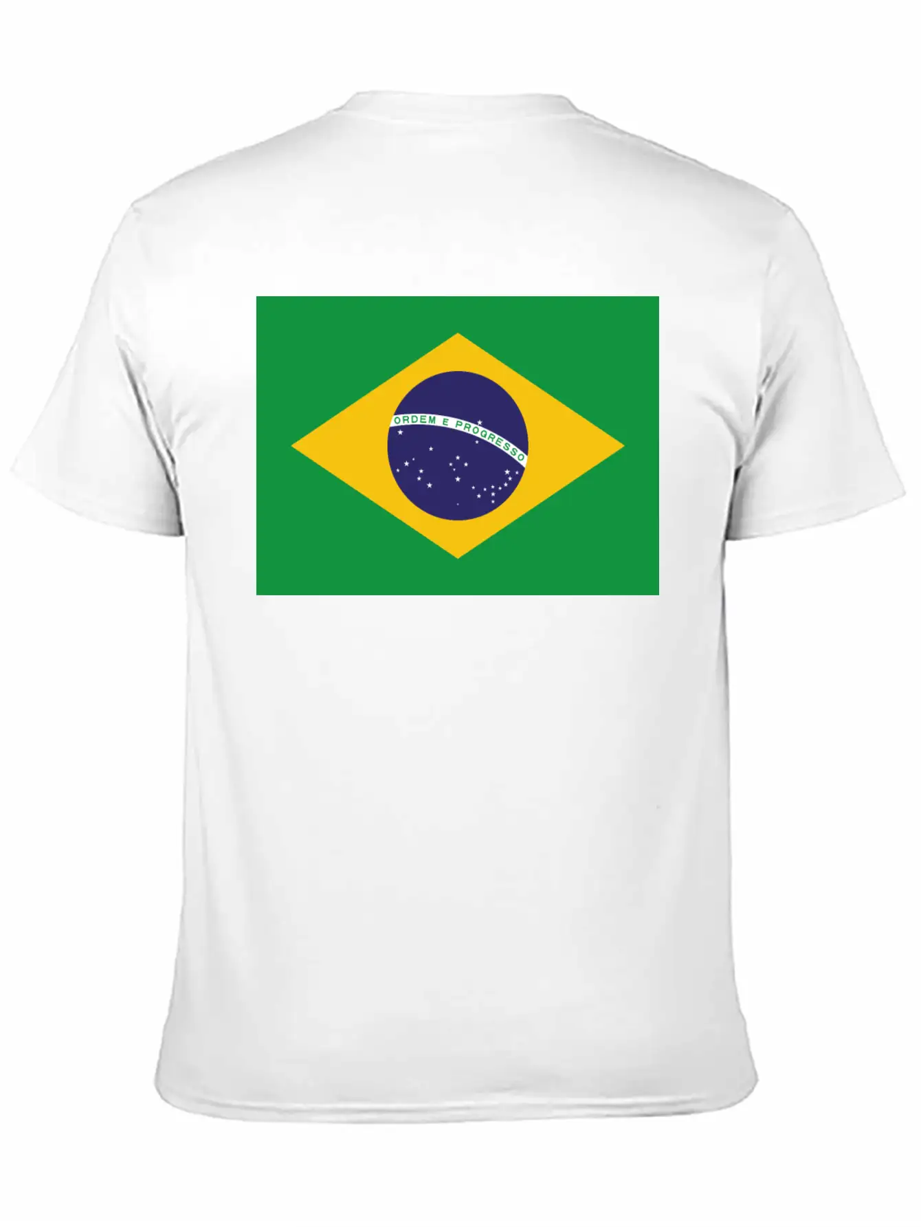 Flag Brazil Stylish Everyday T-Shirt – Unisex Basic Cotton Tee