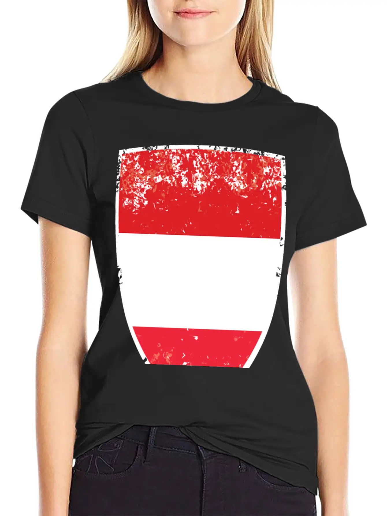 Flag Of Austria Basic Graphic T-Shirt – Daily Comfort In Soft Cotton