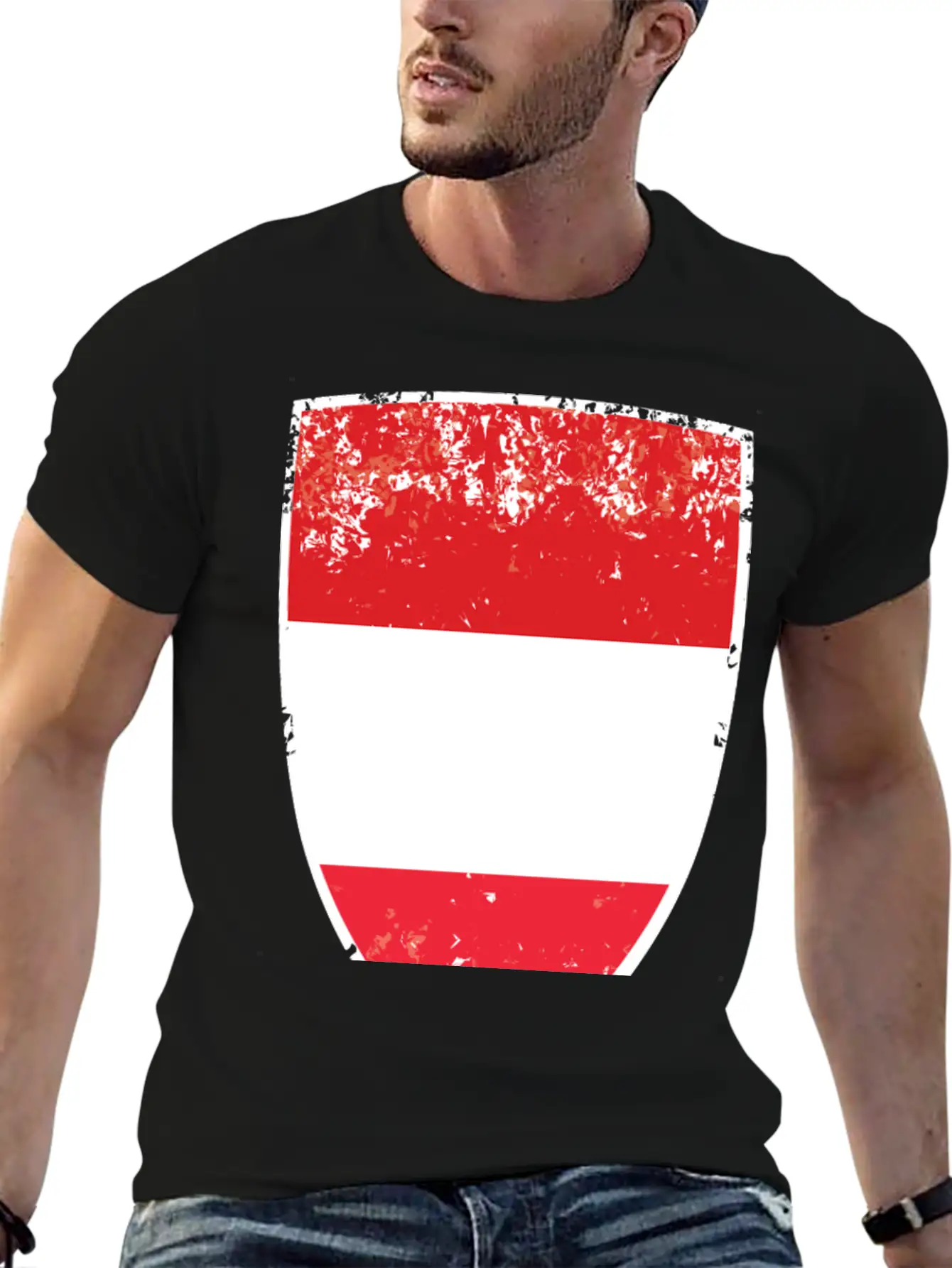 Flag Of Austria Basic Graphic T-Shirt – Daily Comfort In Soft Cotton