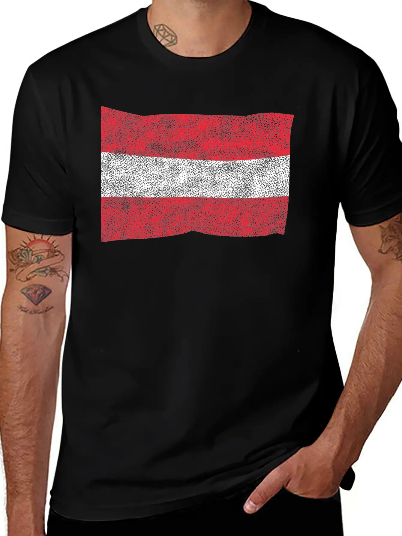 Flag Of Austria Essential Unisex Summer Tee – Soft Cotton Casual Fit