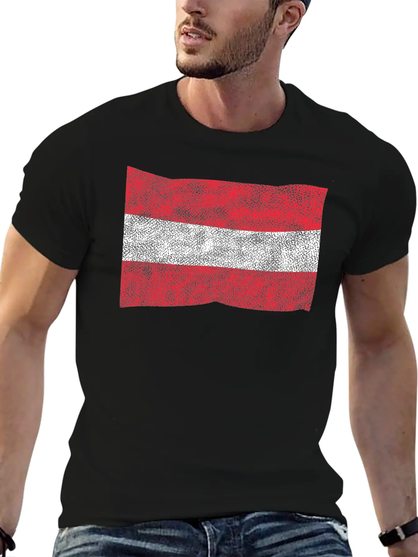 Flag Of Austria Essential Unisex Summer Tee – Soft Cotton Casual Fit