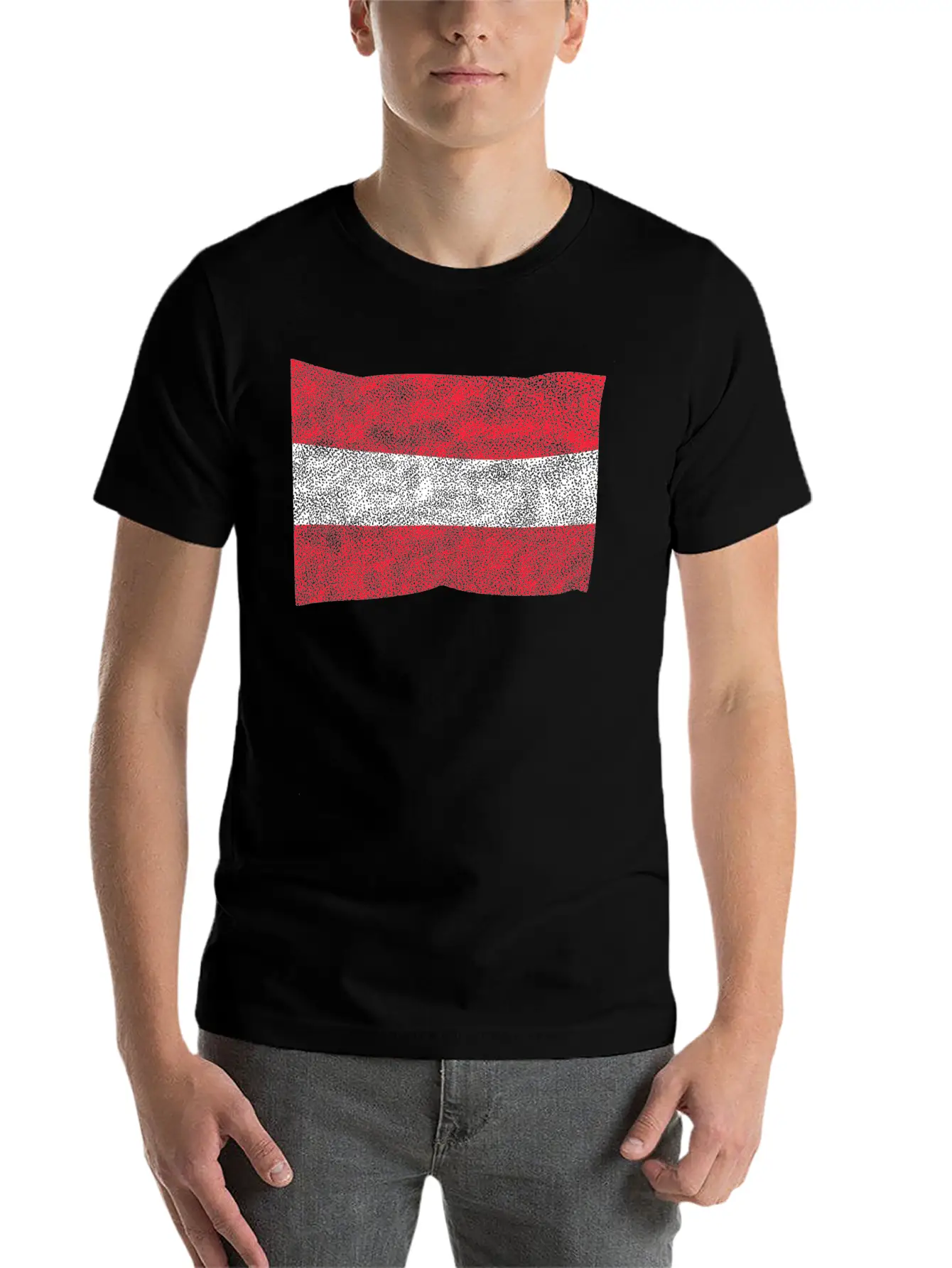 Flag Of Austria Essential Unisex Summer Tee – Soft Cotton Casual Fit