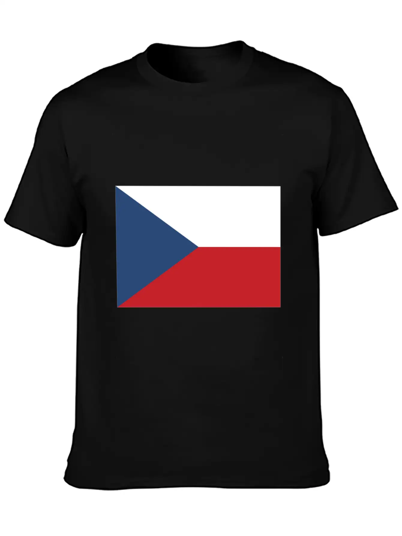 Flag Of Czechia, Flag Czechia, Czechia Flag Essential Unisex Summer Tee – Soft Cotton Casual Fit