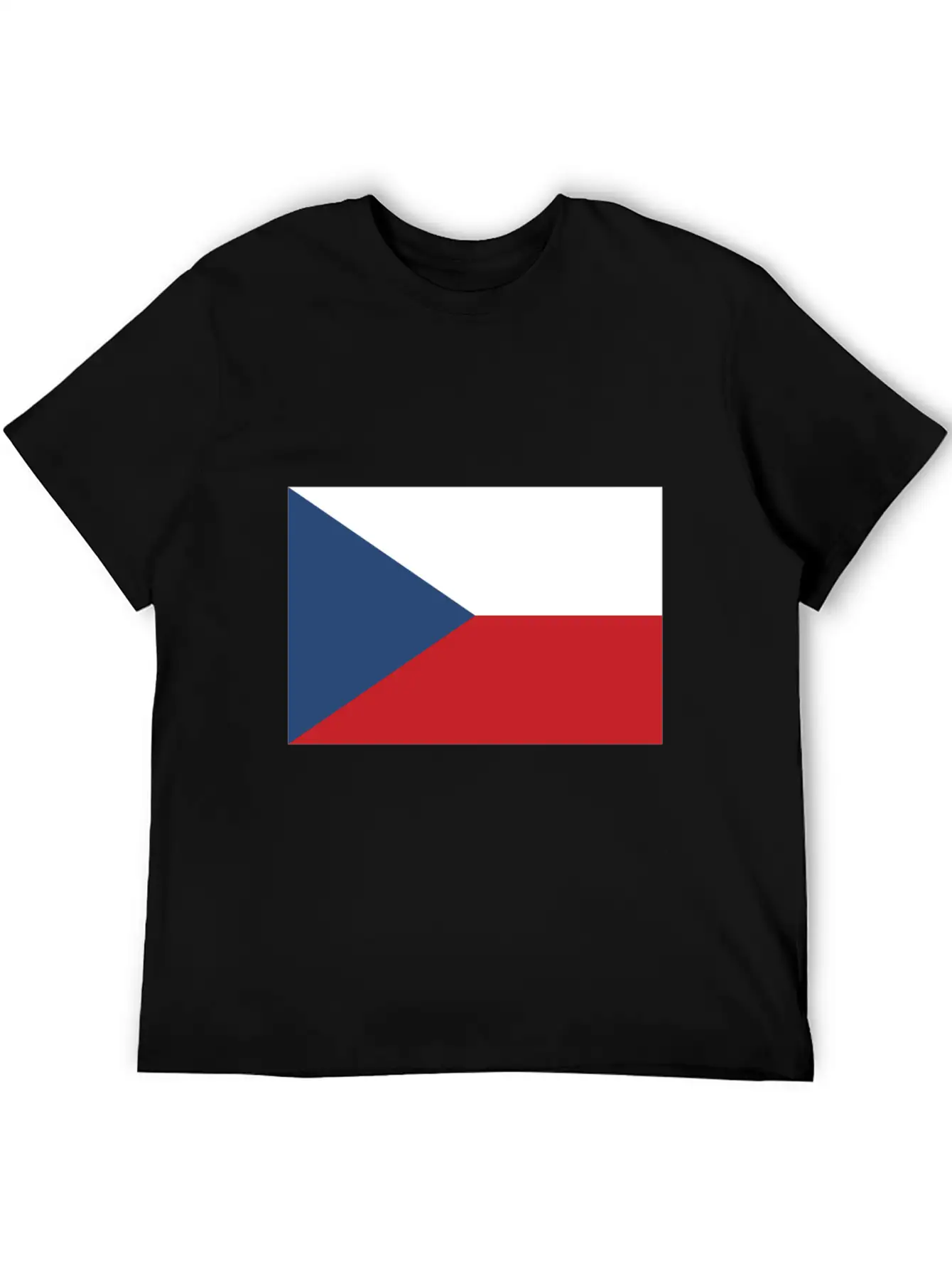 Flag Of Czechia, Flag Czechia, Czechia Flag Essential Unisex Summer Tee – Soft Cotton Casual Fit