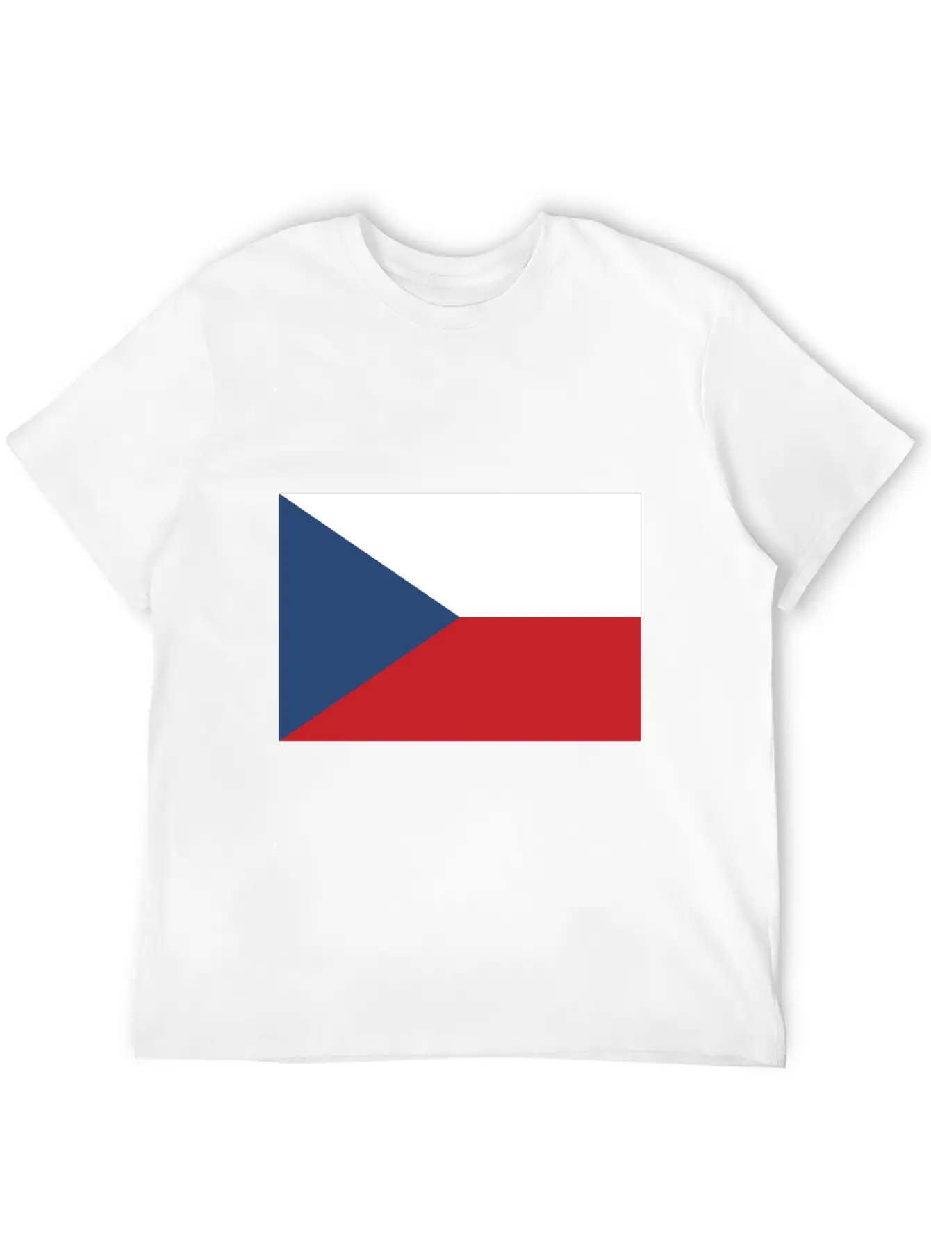 Flag Of Czechia, Flag Czechia, Czechia Flag Essential Unisex Summer Tee – Soft Cotton Casual Fit
