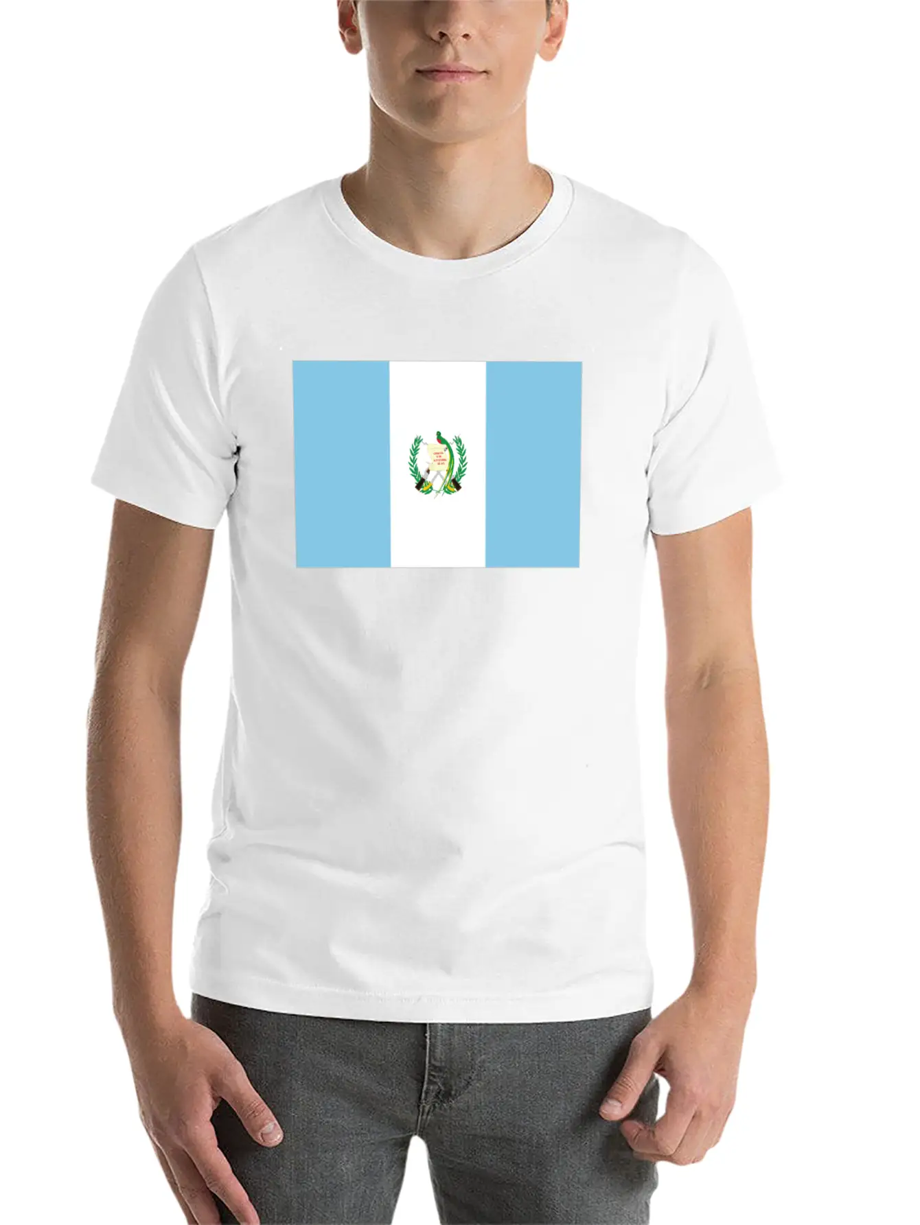 Flag Of Guatemala Cool Guatemalan Flag Comfortable Minimalist Graphic Tee – Summer Style Essential