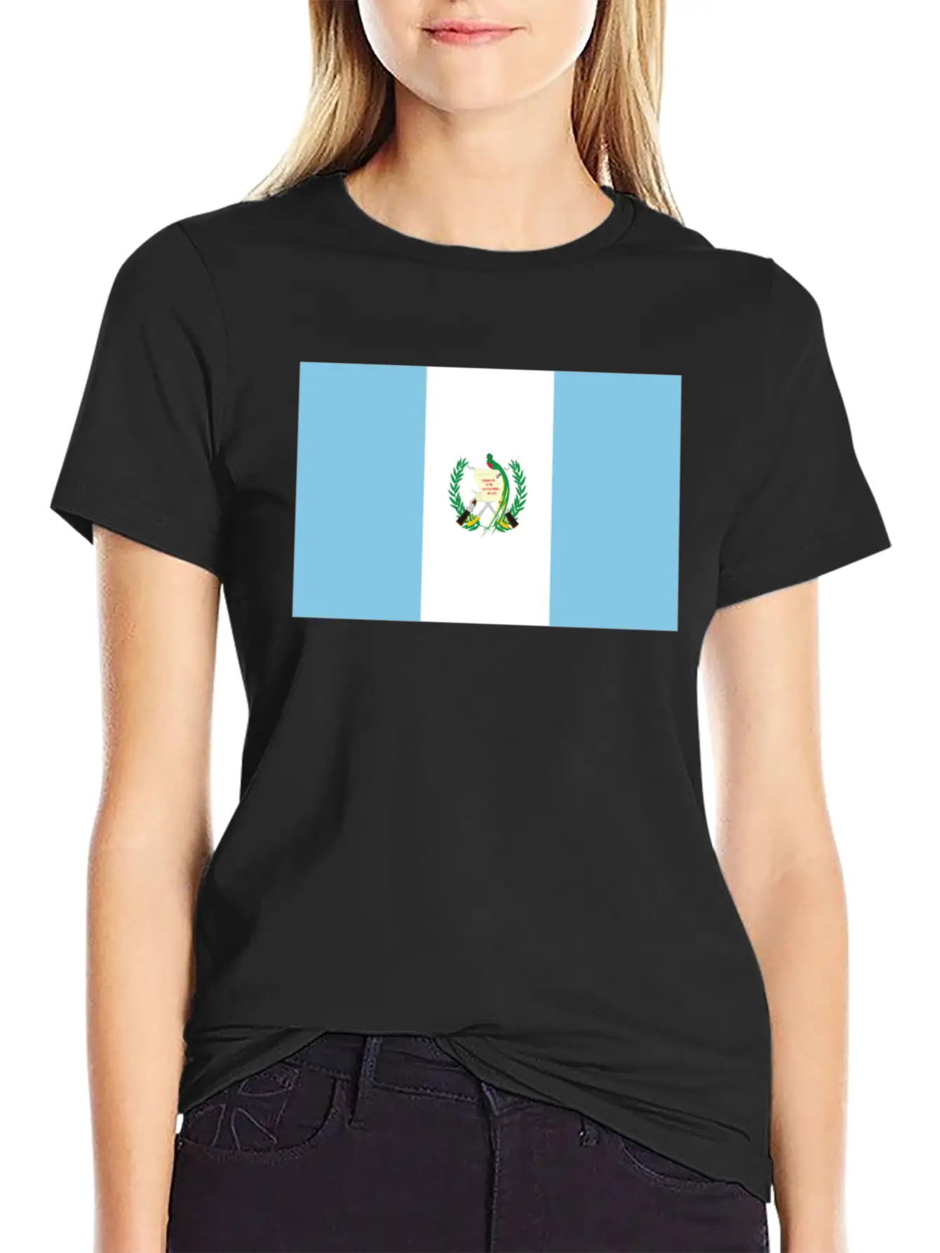 Flag Of Guatemala Cool Guatemalan Flag Comfortable Minimalist Graphic Tee – Summer Style Essential