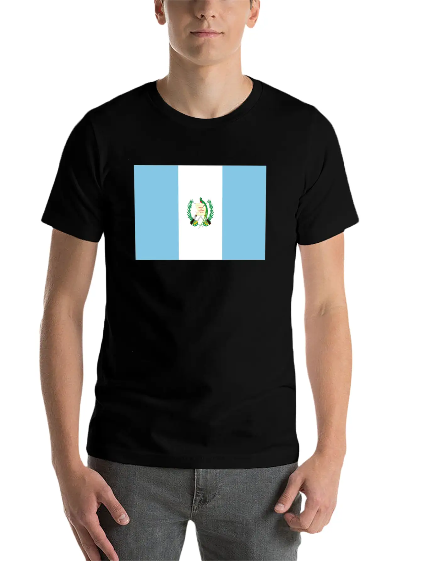 Flag Of Guatemala Cool Guatemalan Flag Comfortable Minimalist Graphic Tee – Summer Style Essential